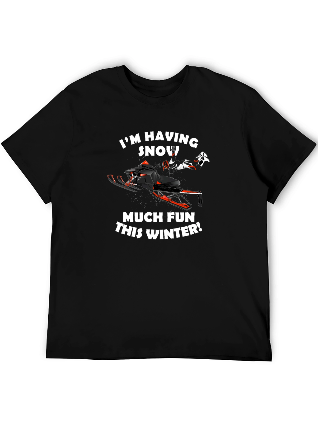 Snowmobile Fun Winter T-Shirt