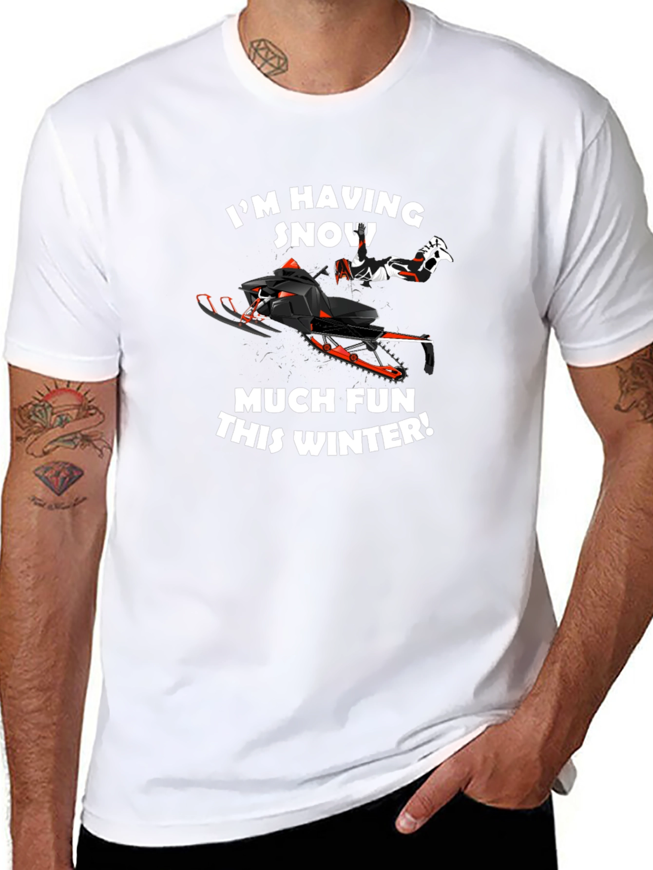 Snowmobile Fun Winter T-Shirt