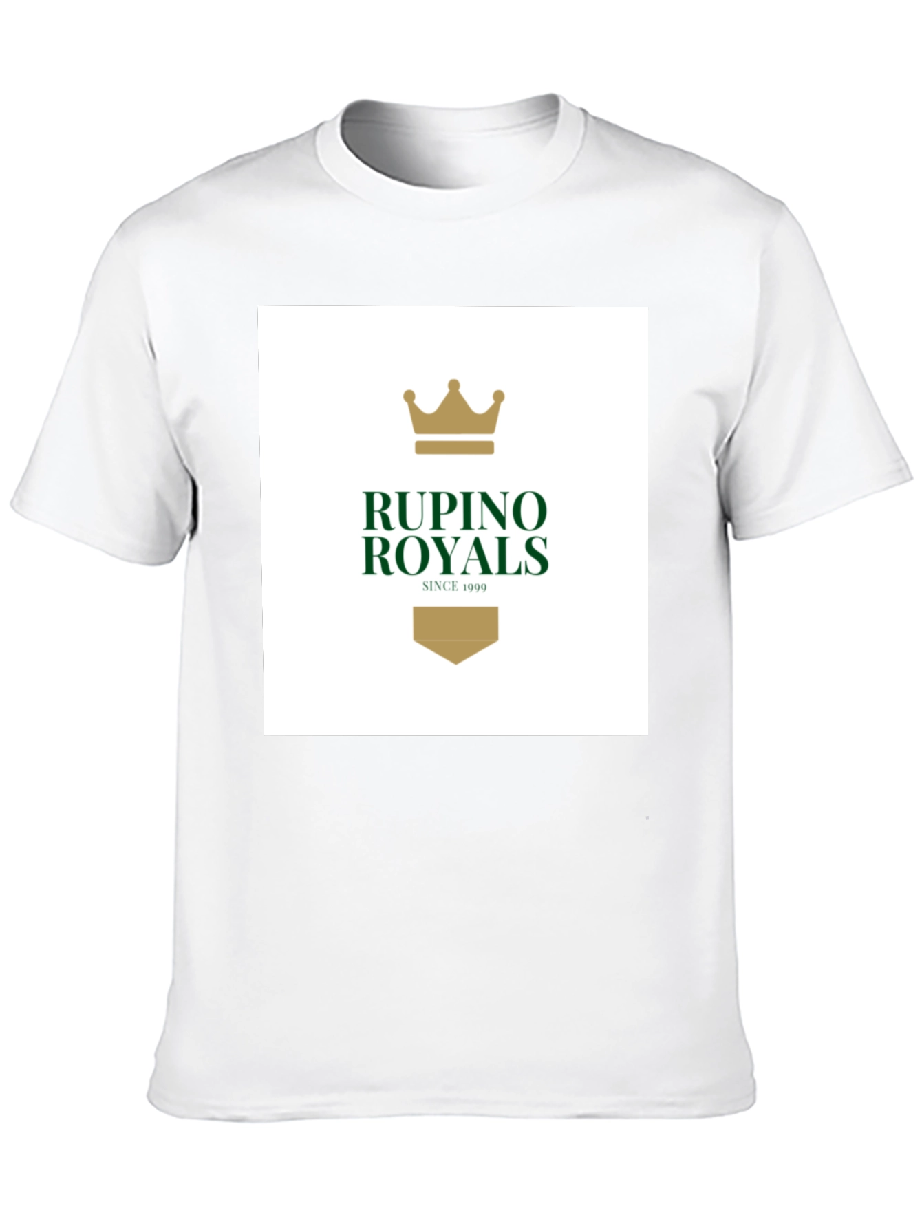 Rupino Royals Graphic Tee - Premium Black Cotton