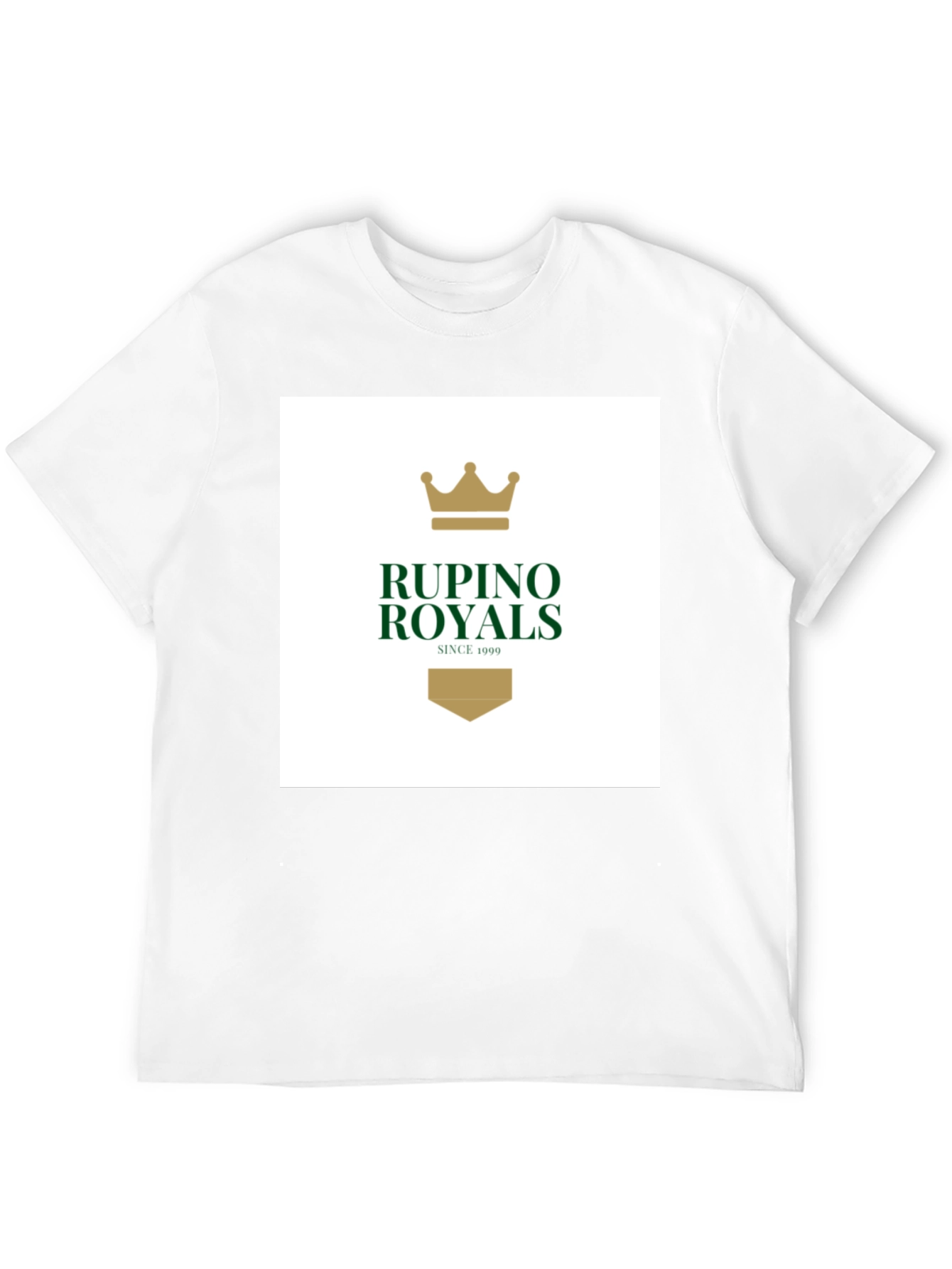 Rupino Royals Graphic Tee - Premium Black Cotton