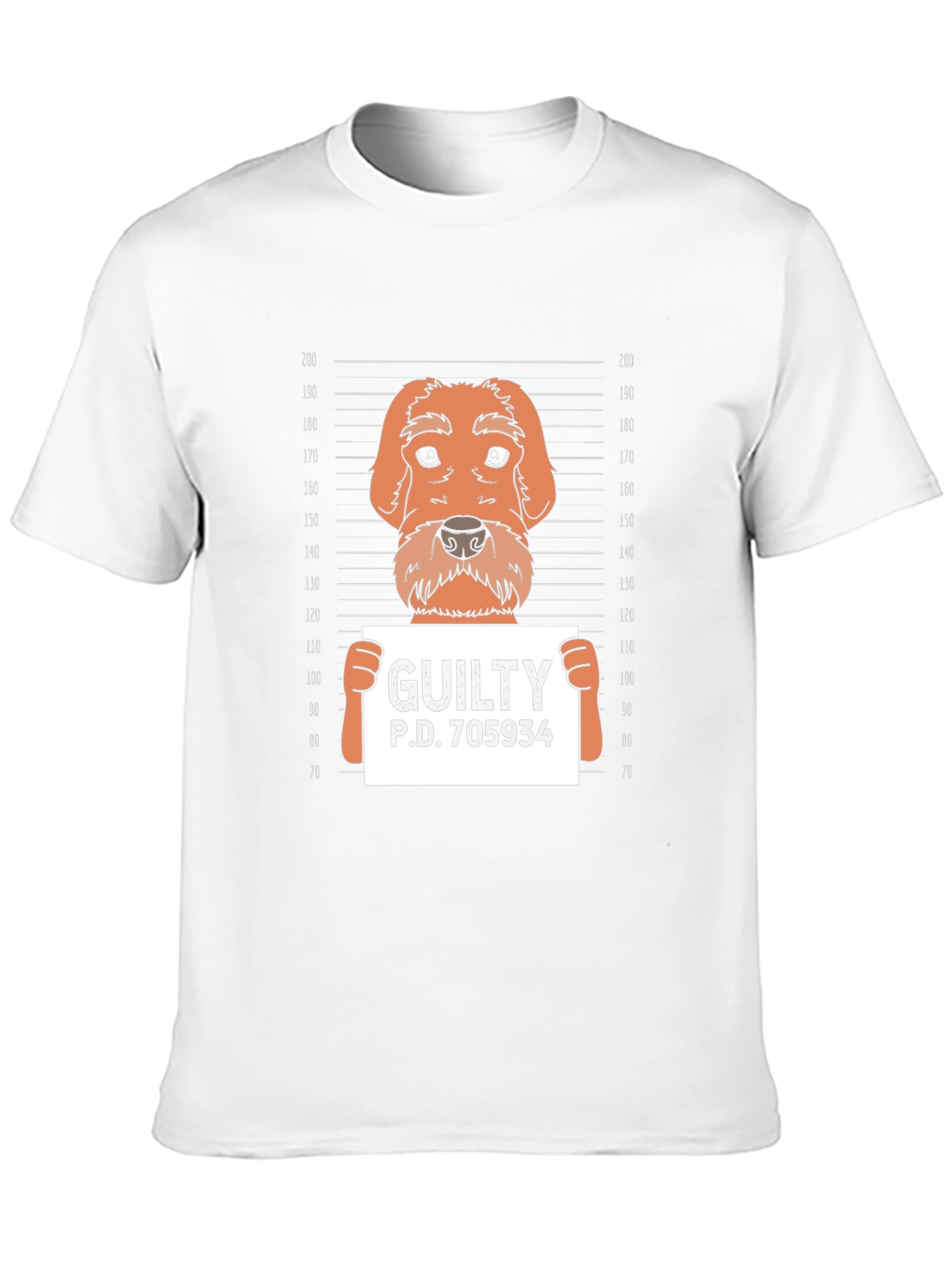 Dog Mugshot T-Shirt - Guilty Funny Tee