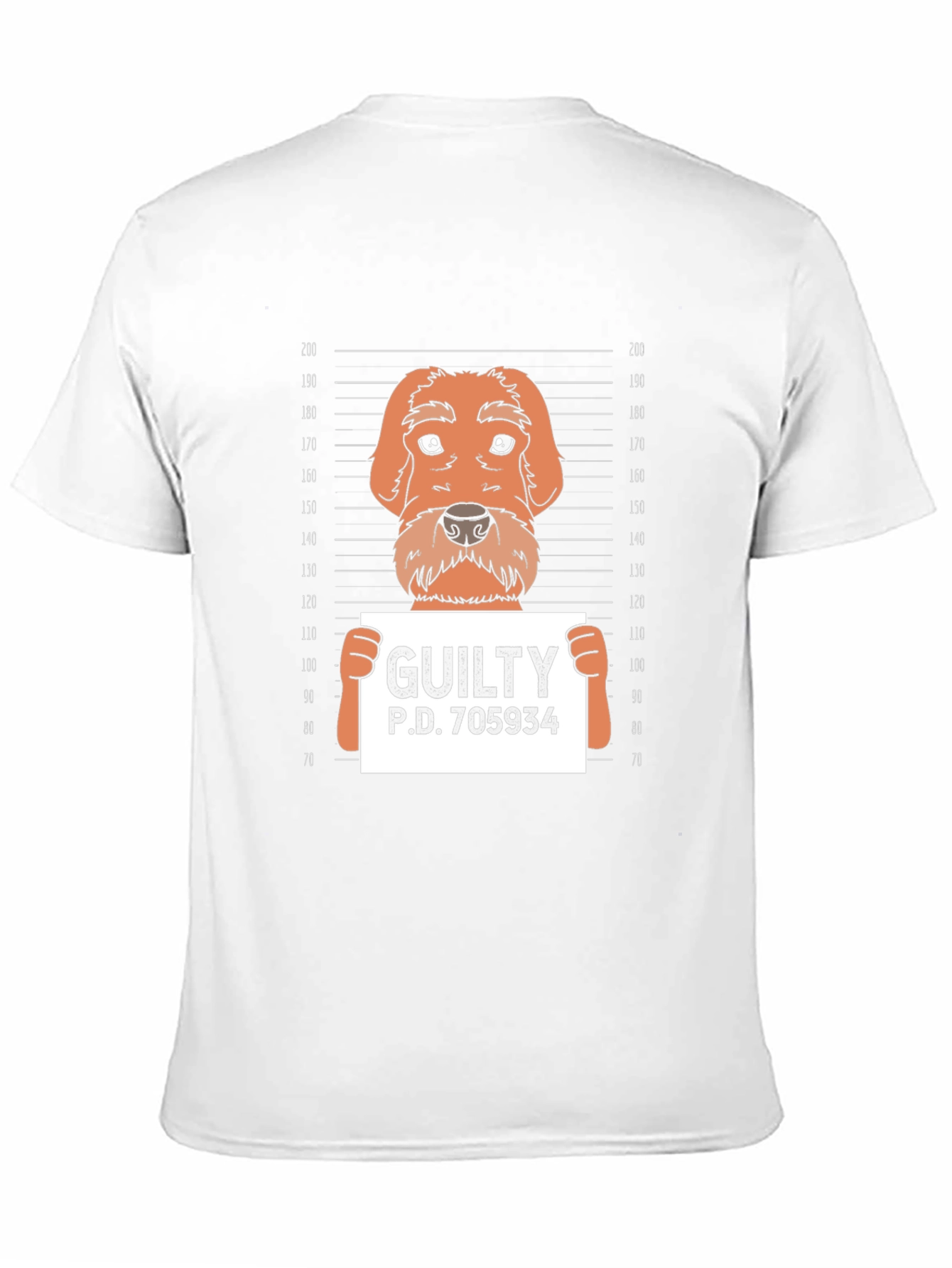 Dog Mugshot T-Shirt - Guilty Funny Tee