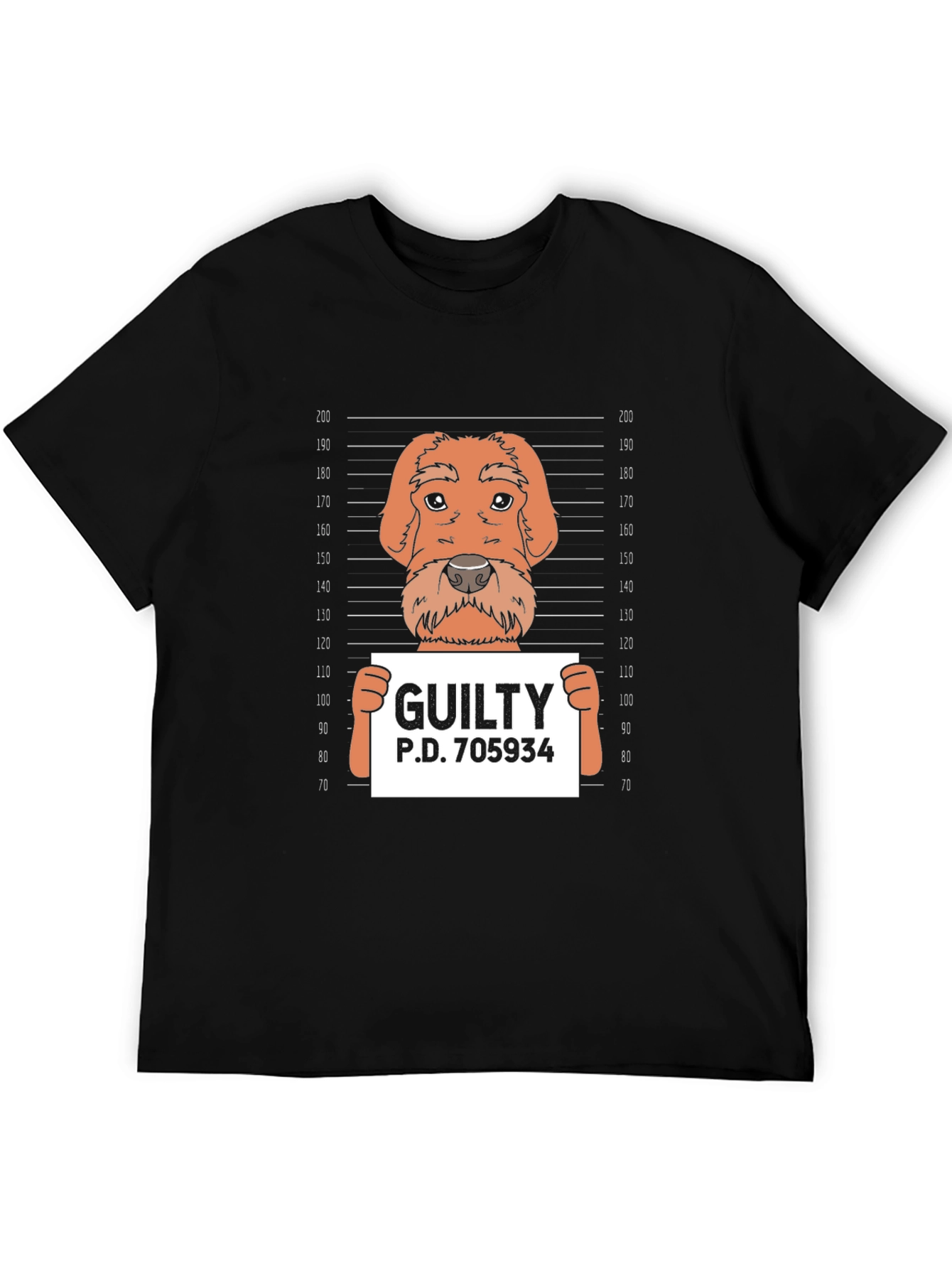 Dog Mugshot T-Shirt - Guilty Funny Tee