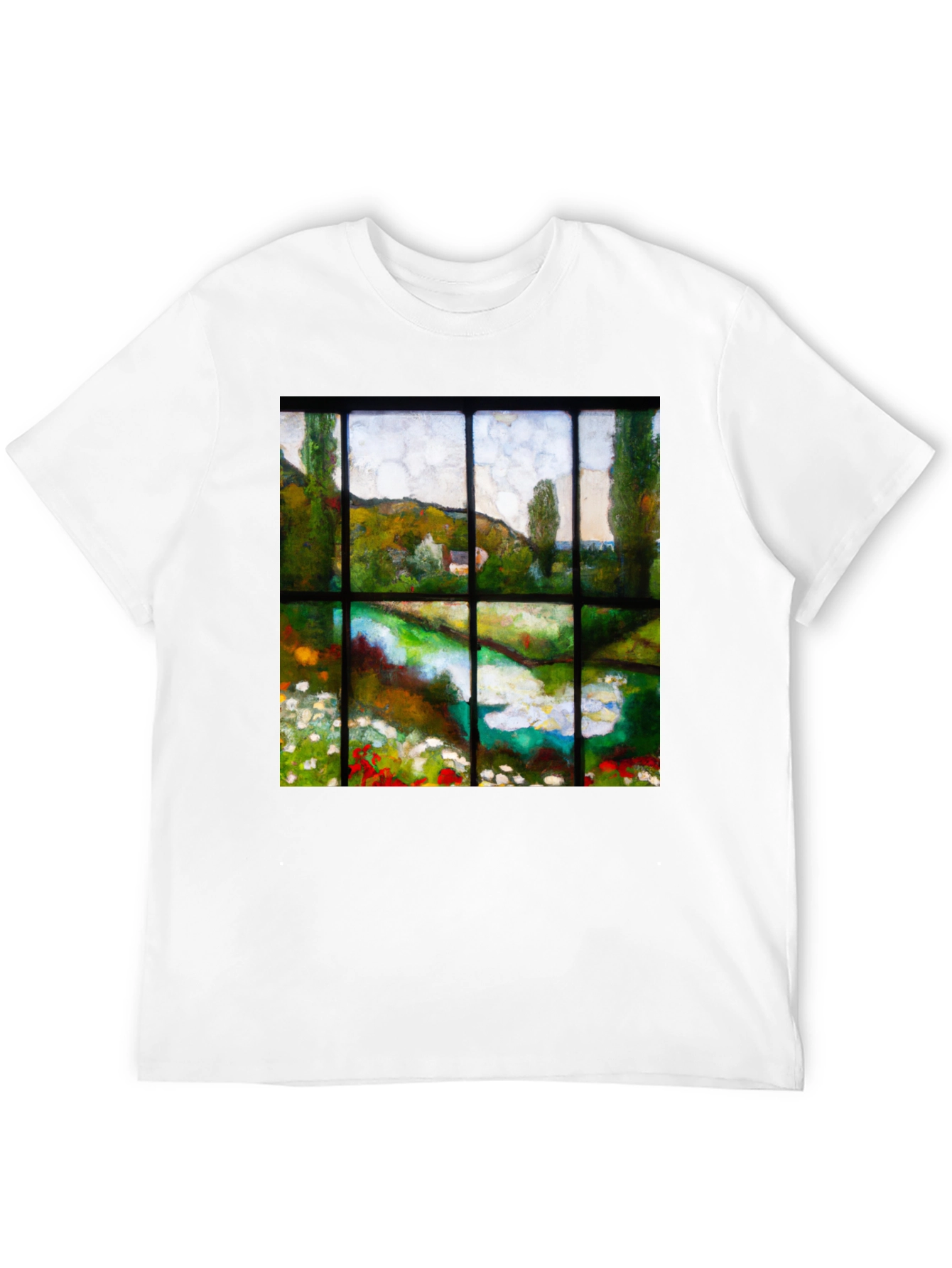 Impressionist Landscape Tee - Window to Nature