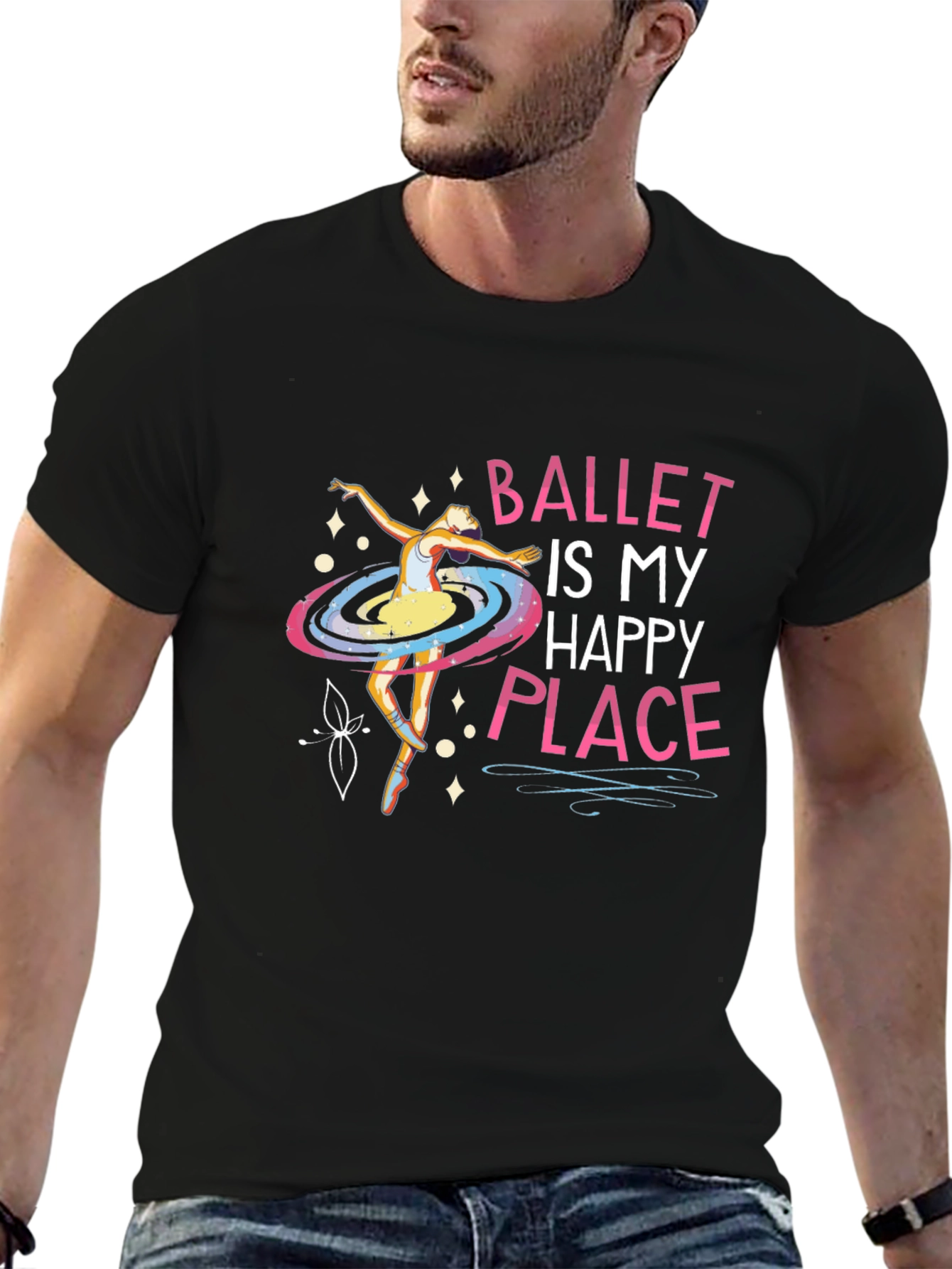 Ballet Is My Happy Place Graphic Tee