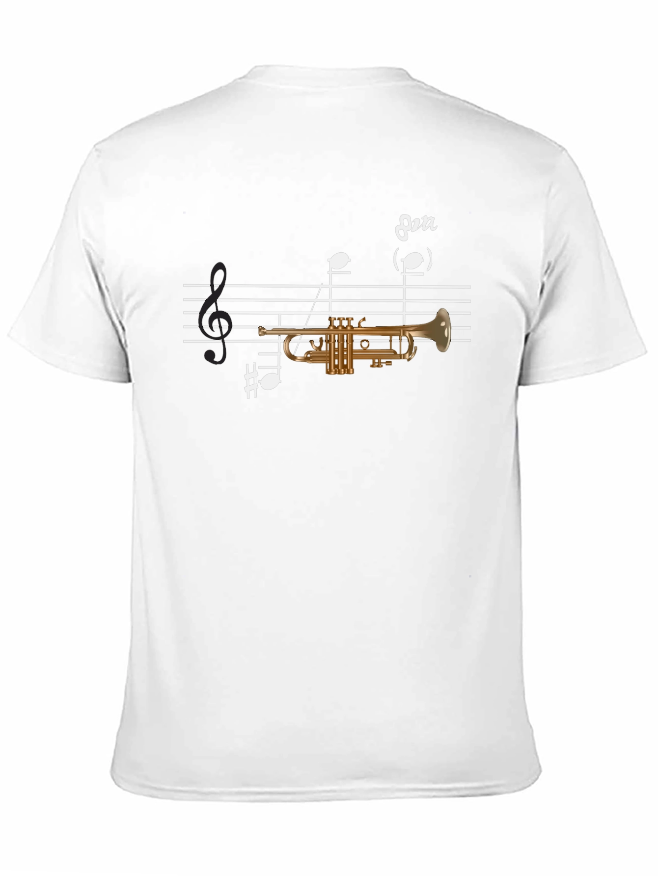 Musical Trumpet T-Shirt - Black