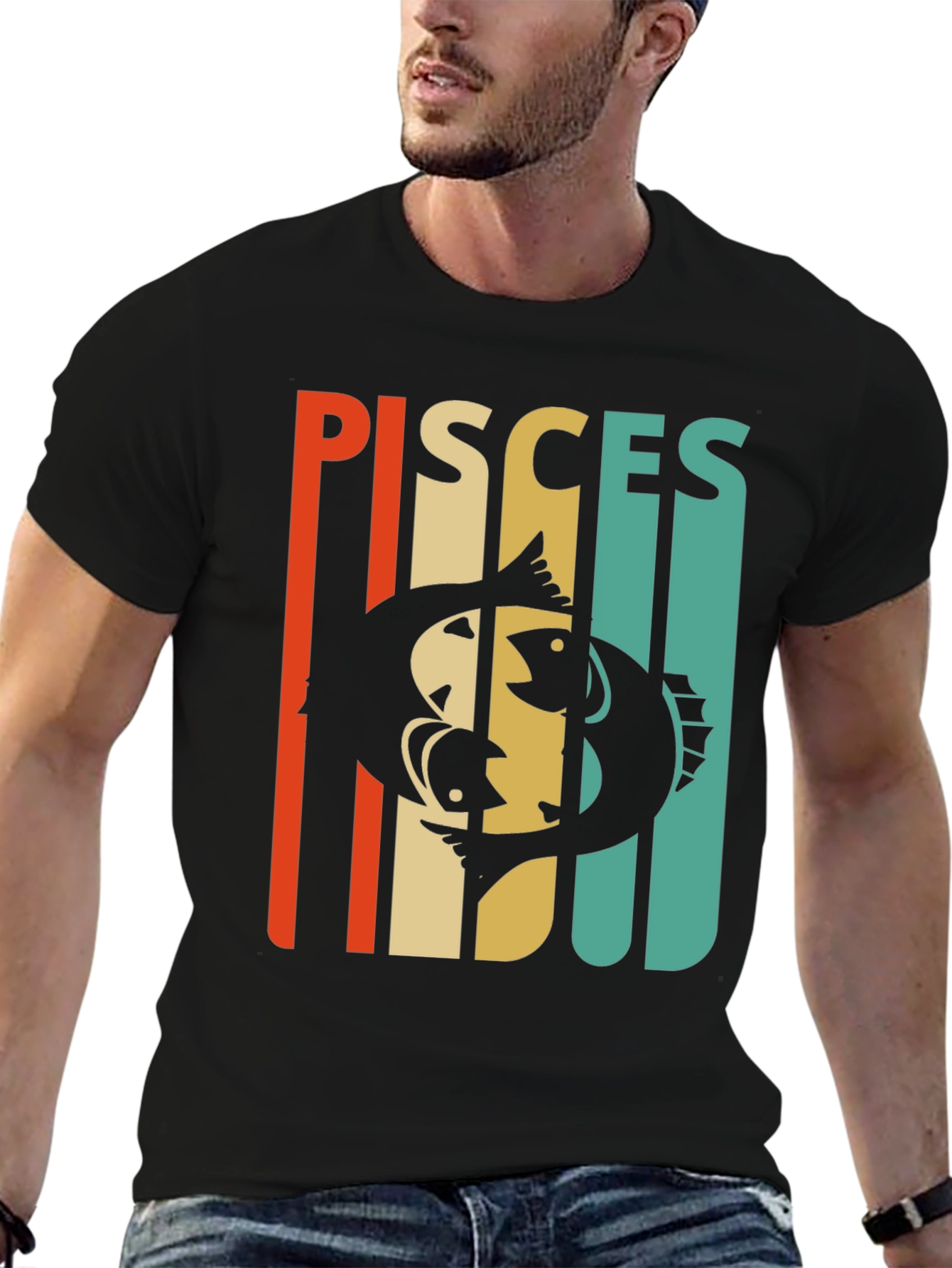 Pisces Zodiac Sign Graphic T-Shirt