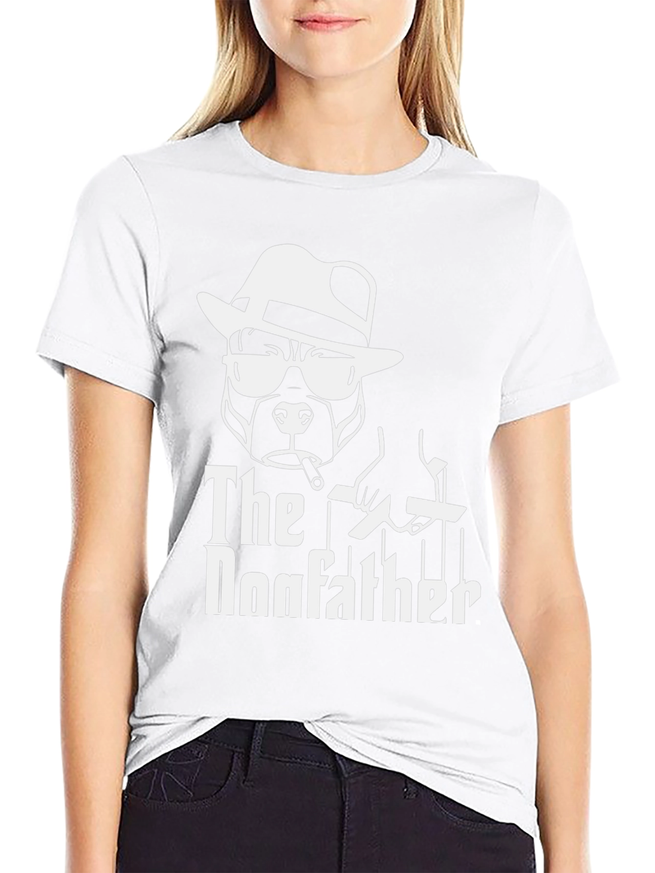 The Dogfather T-Shirt - Gangster Pitbull Tee
