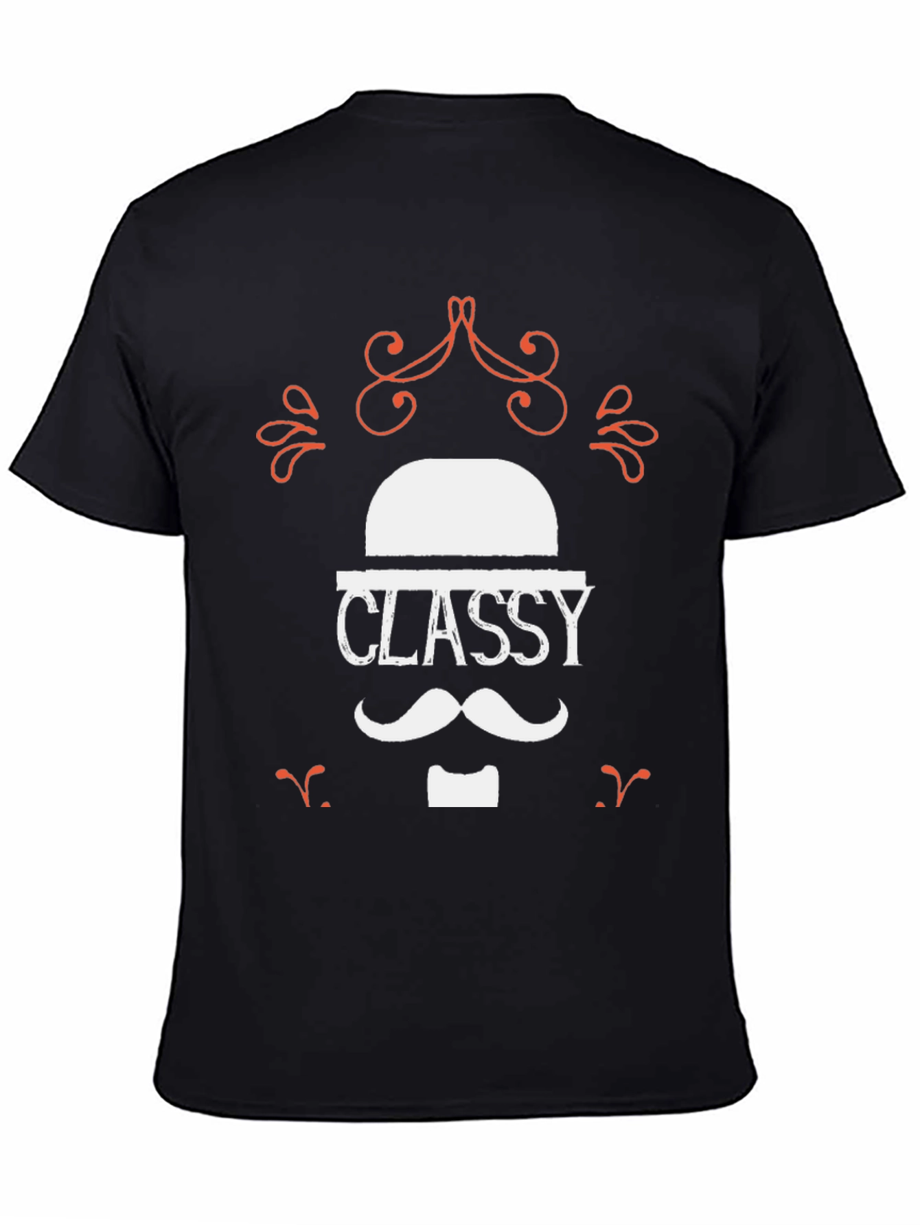 Classy Gentleman Black Graphic Tee