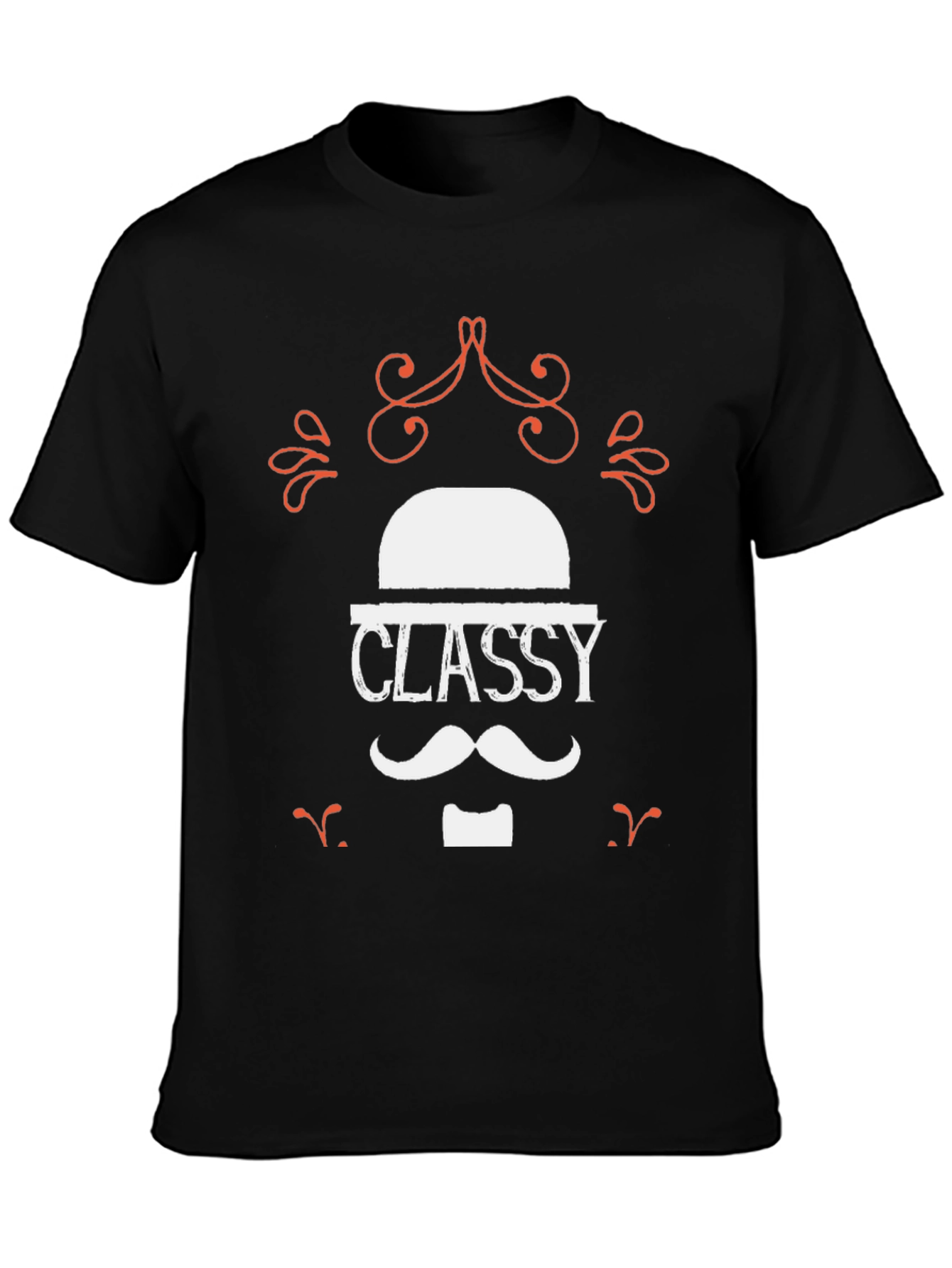 Classy Gentleman Black Graphic Tee