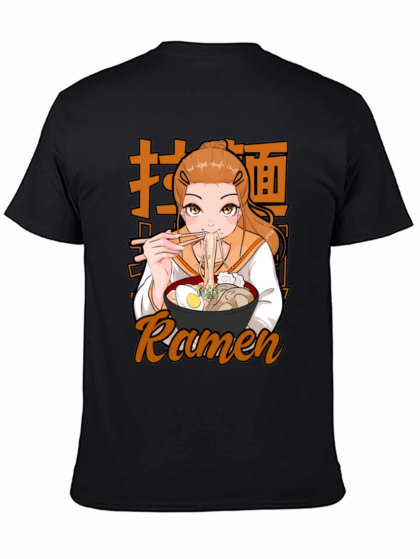 Anime Ramen T-Shirt - Casual Graphic Tee