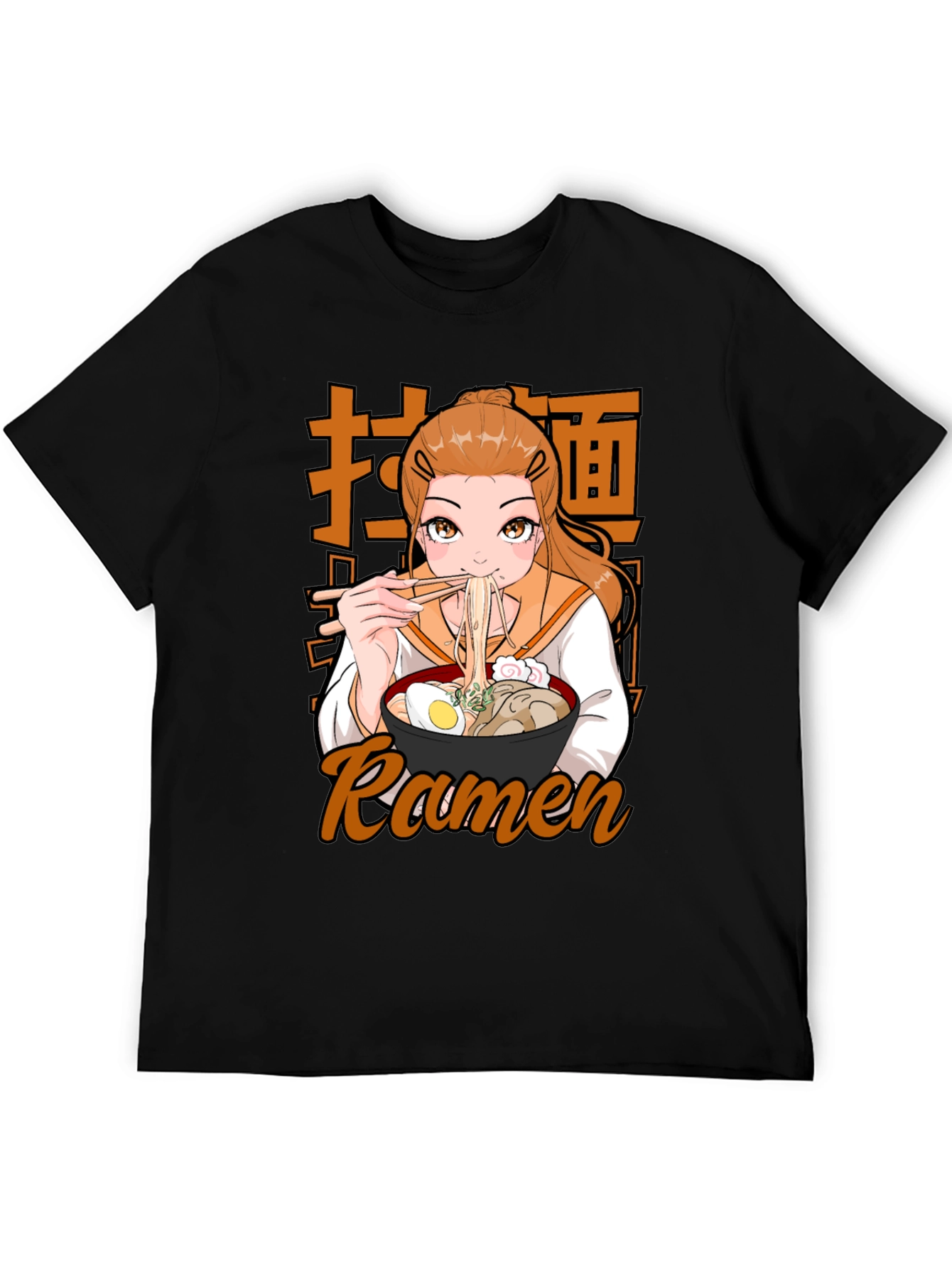 Anime Ramen T-Shirt - Casual Graphic Tee