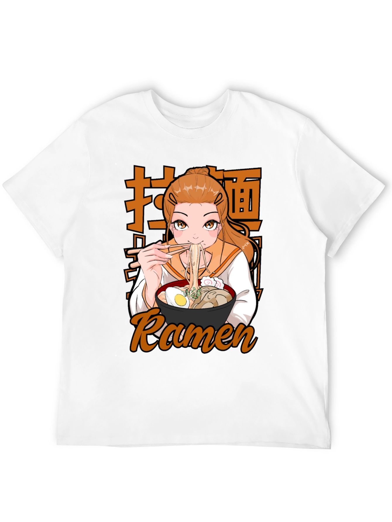Anime Ramen T-Shirt - Casual Graphic Tee