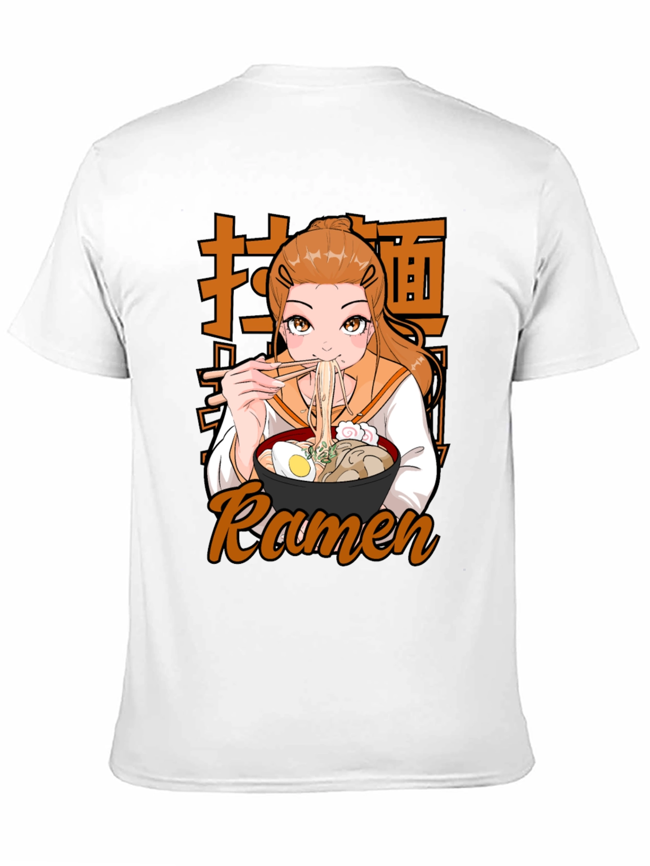 Anime Ramen T-Shirt - Casual Graphic Tee