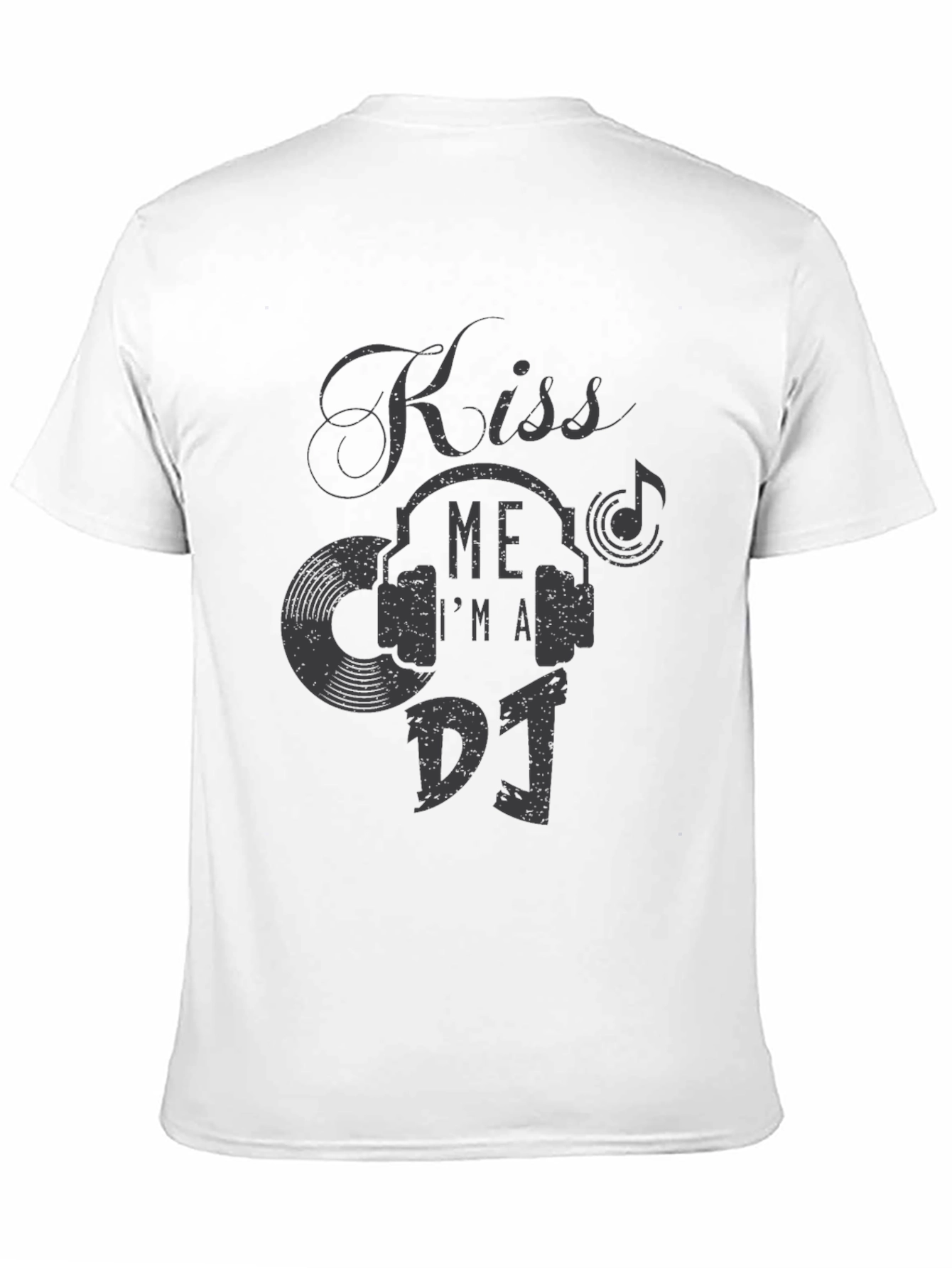 Kiss Me Im A DJ Graphic T-Shirt