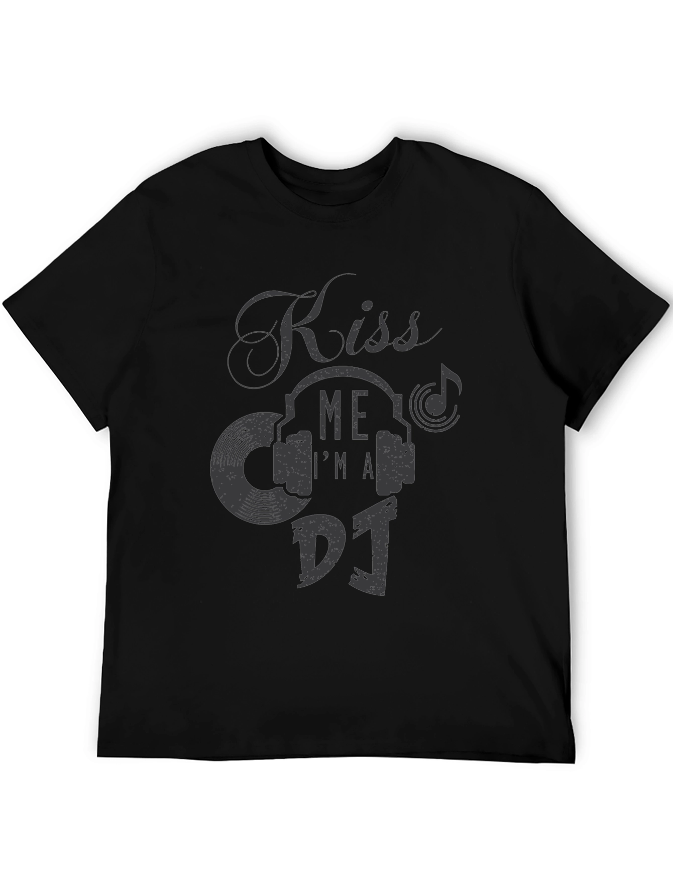 Kiss Me Im A DJ Graphic T-Shirt