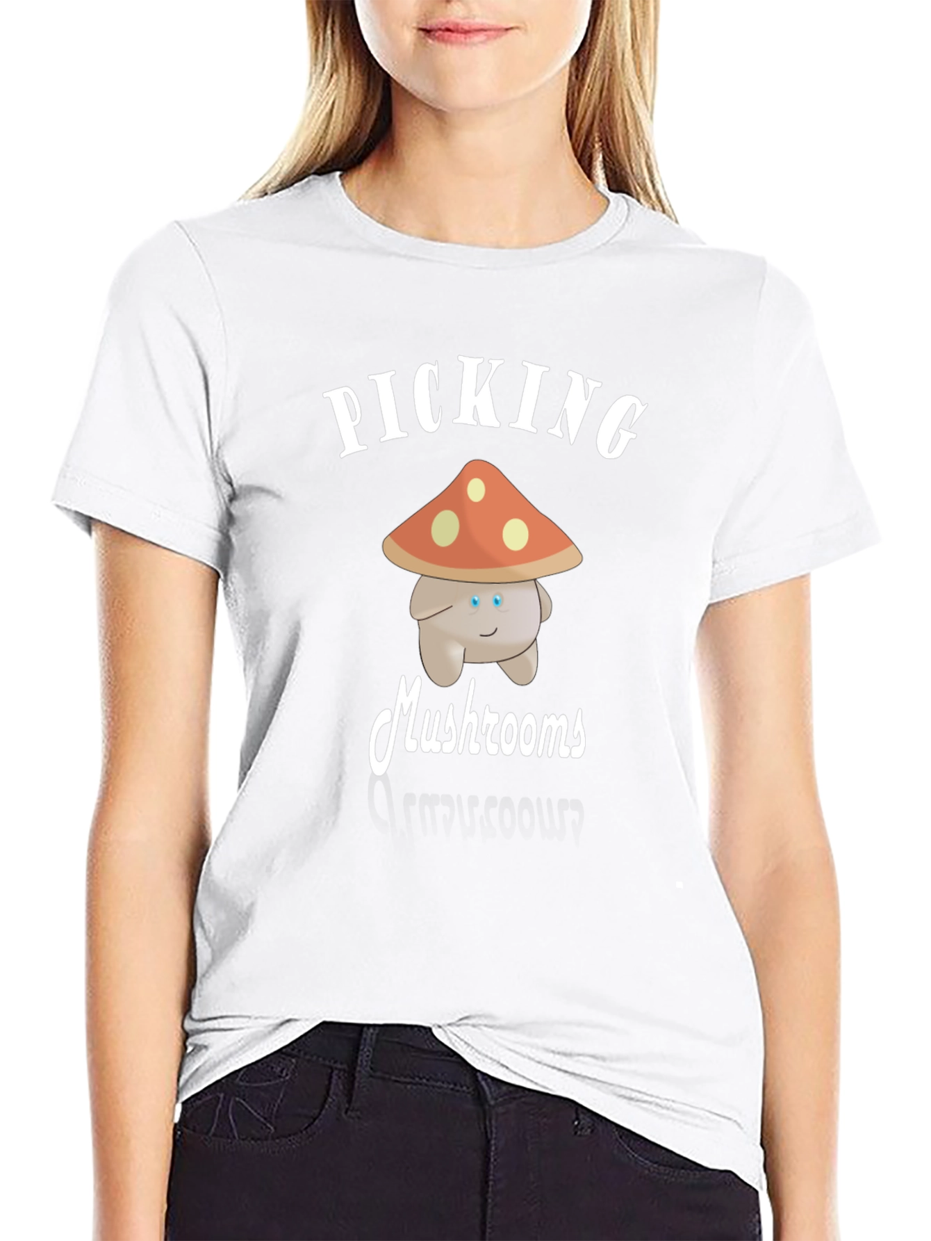 Mushroom Picking Graphic Tee