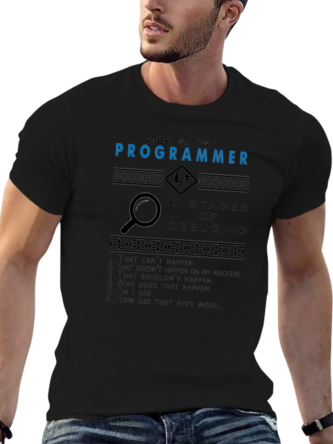 Programmer Debugging T-Shirt - Trust Me Im A Programmer
