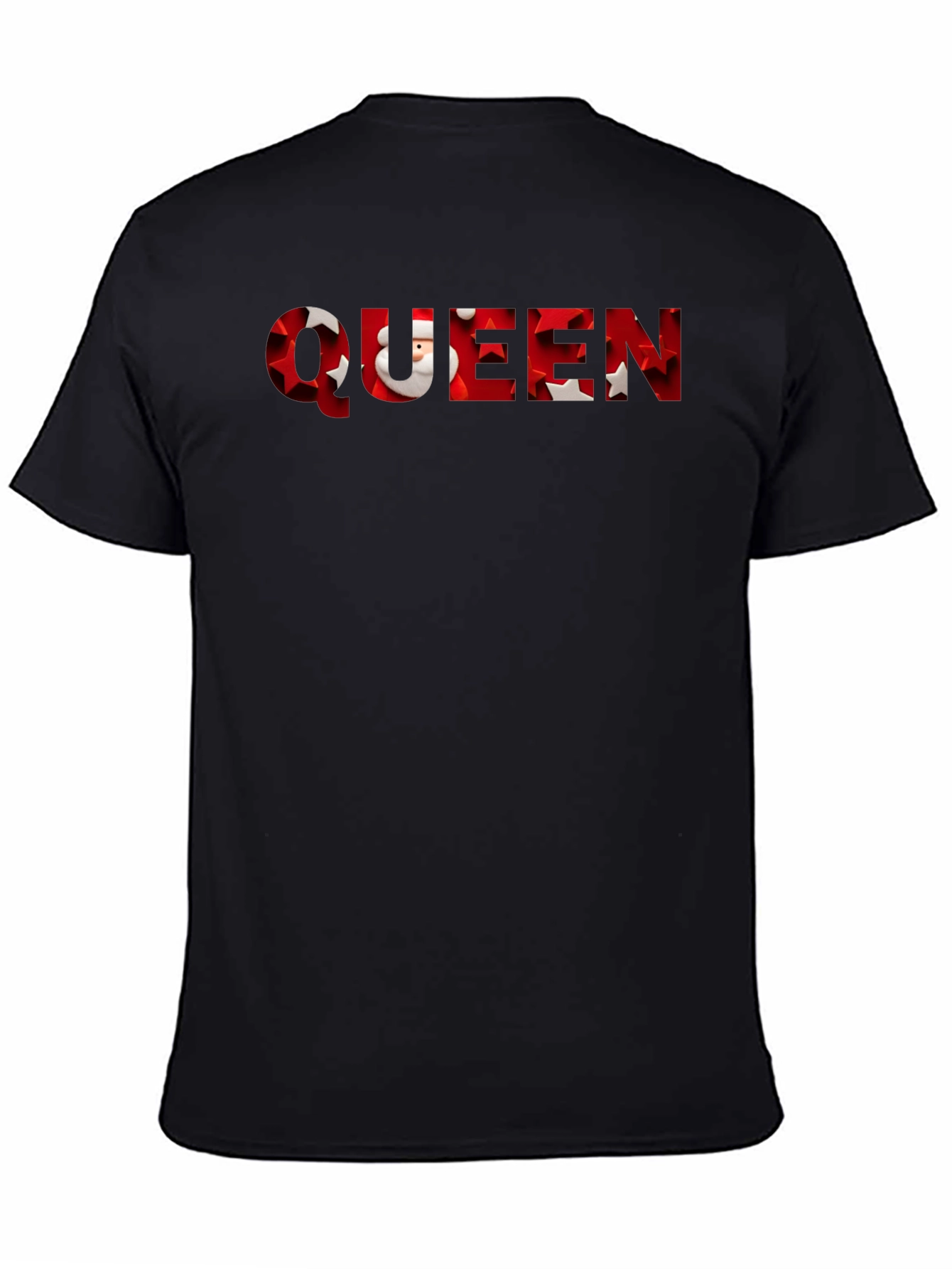 Queen Santa Christmas Mens T-Shirt