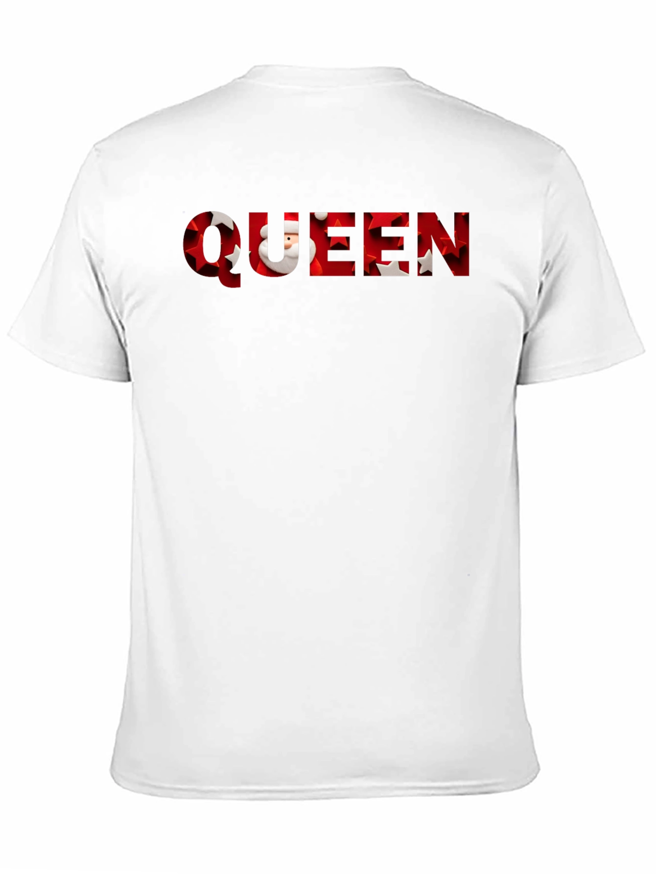 Queen Santa Christmas Mens T-Shirt