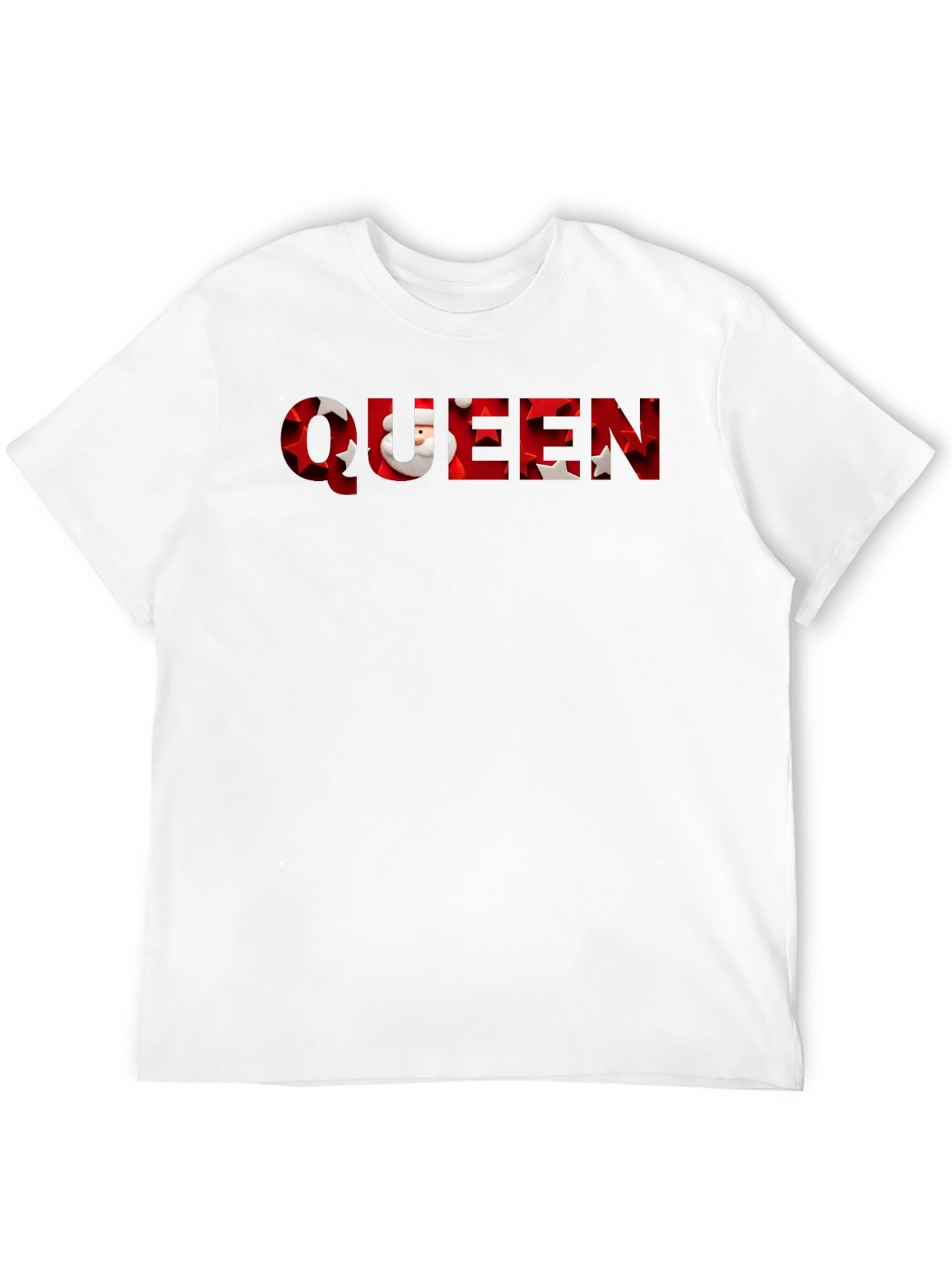 Queen Santa Christmas Mens T-Shirt