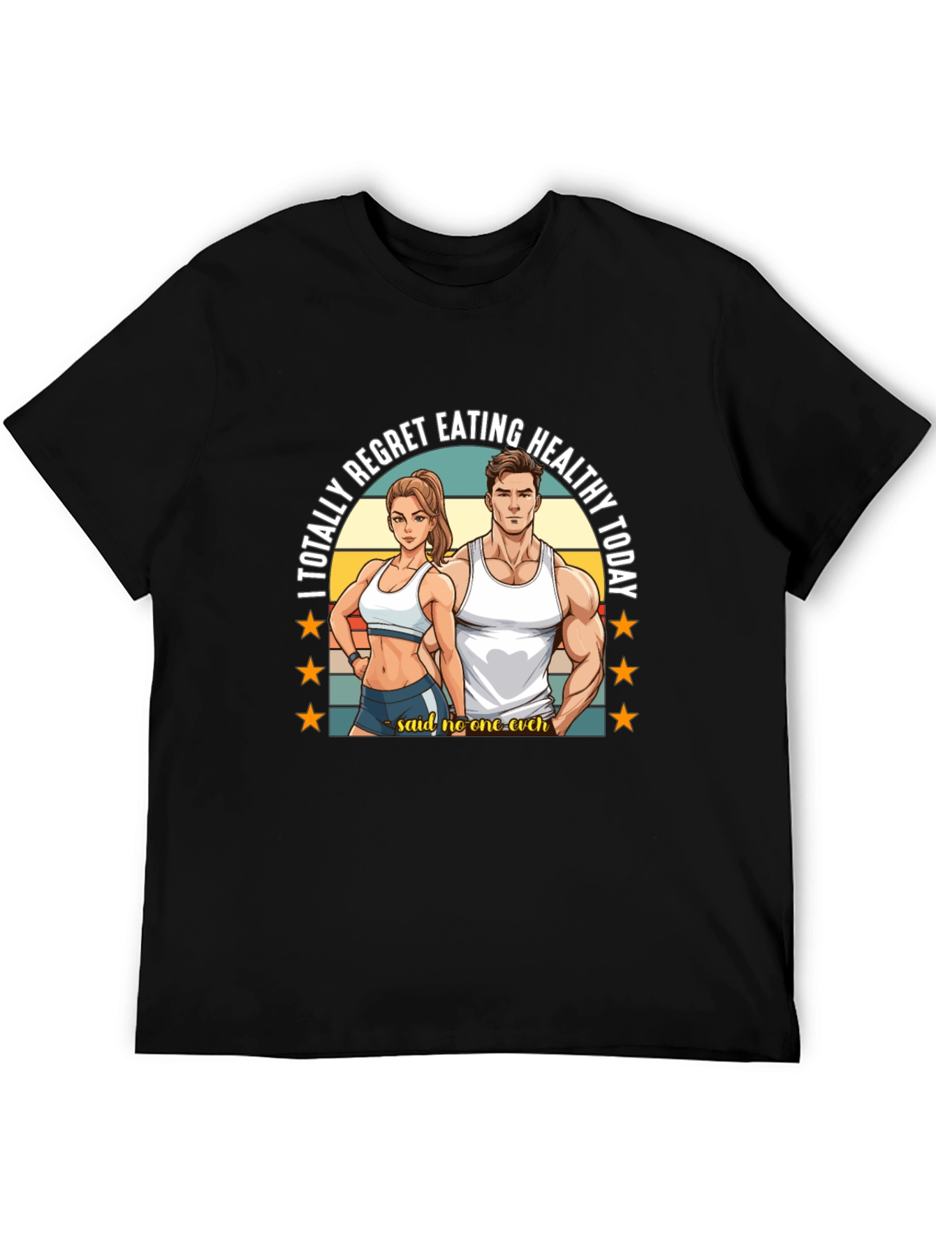 Funny Gym T-Shirt: Healthy Eating