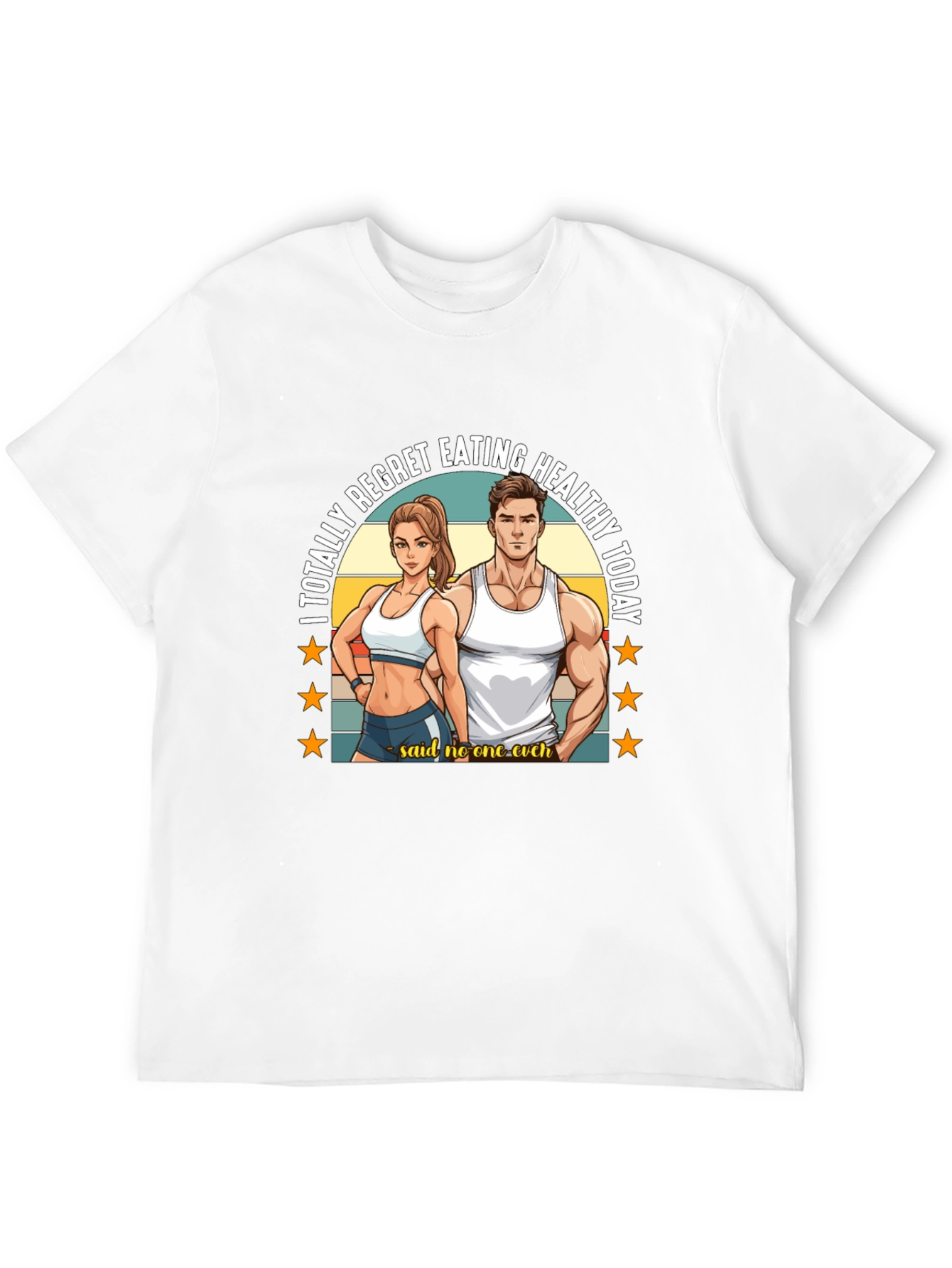 Funny Gym T-Shirt: Healthy Eating