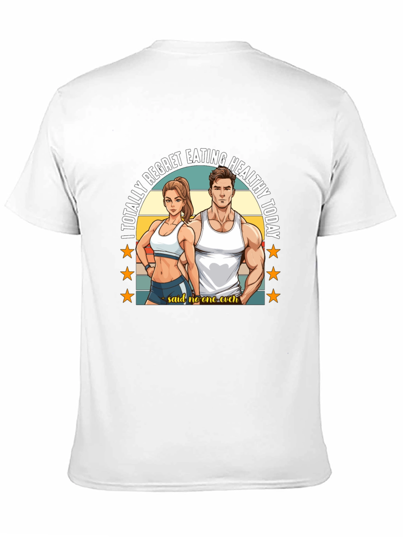 Funny Gym T-Shirt: Healthy Eating
