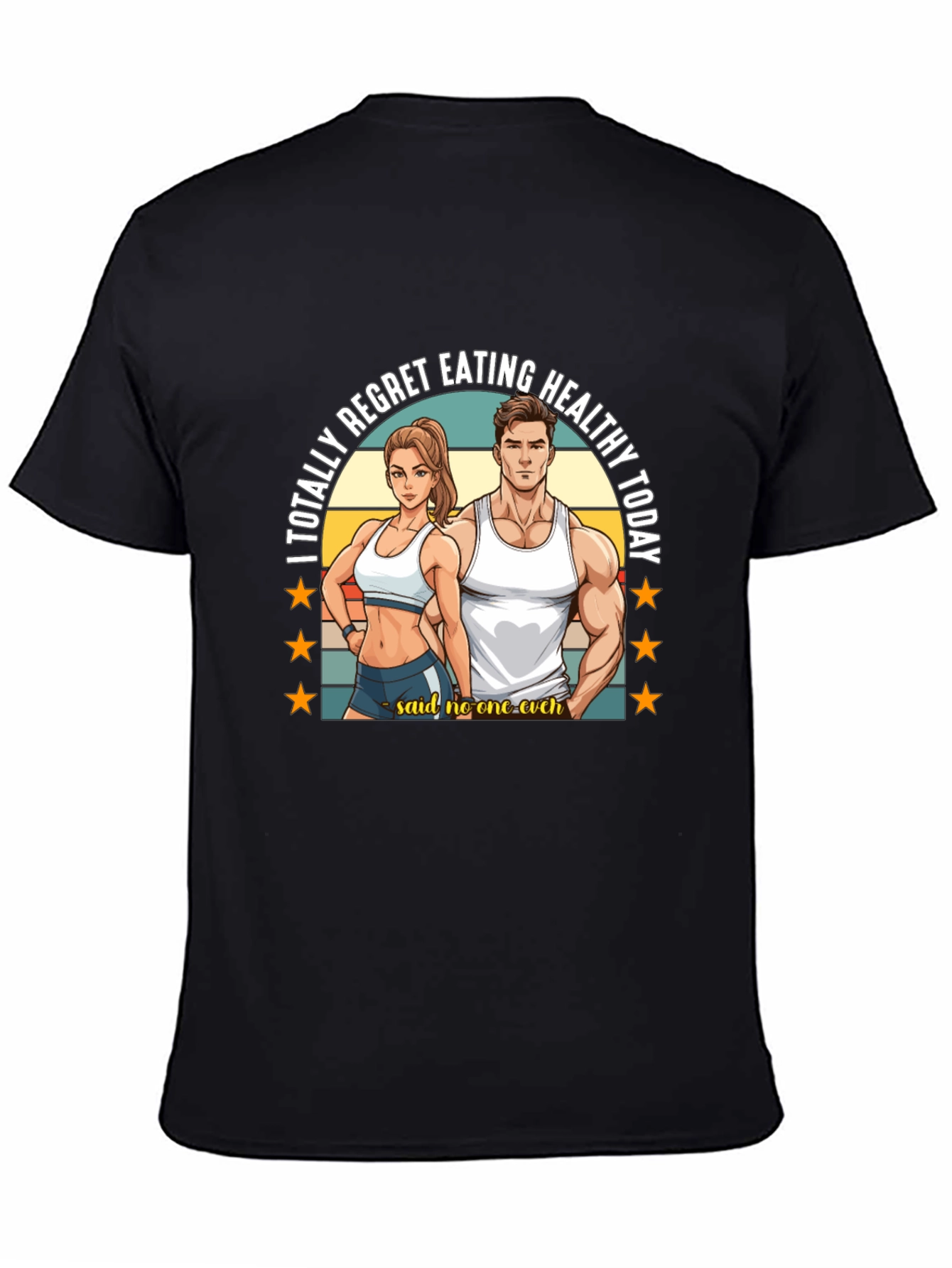 Funny Gym T-Shirt: Healthy Eating