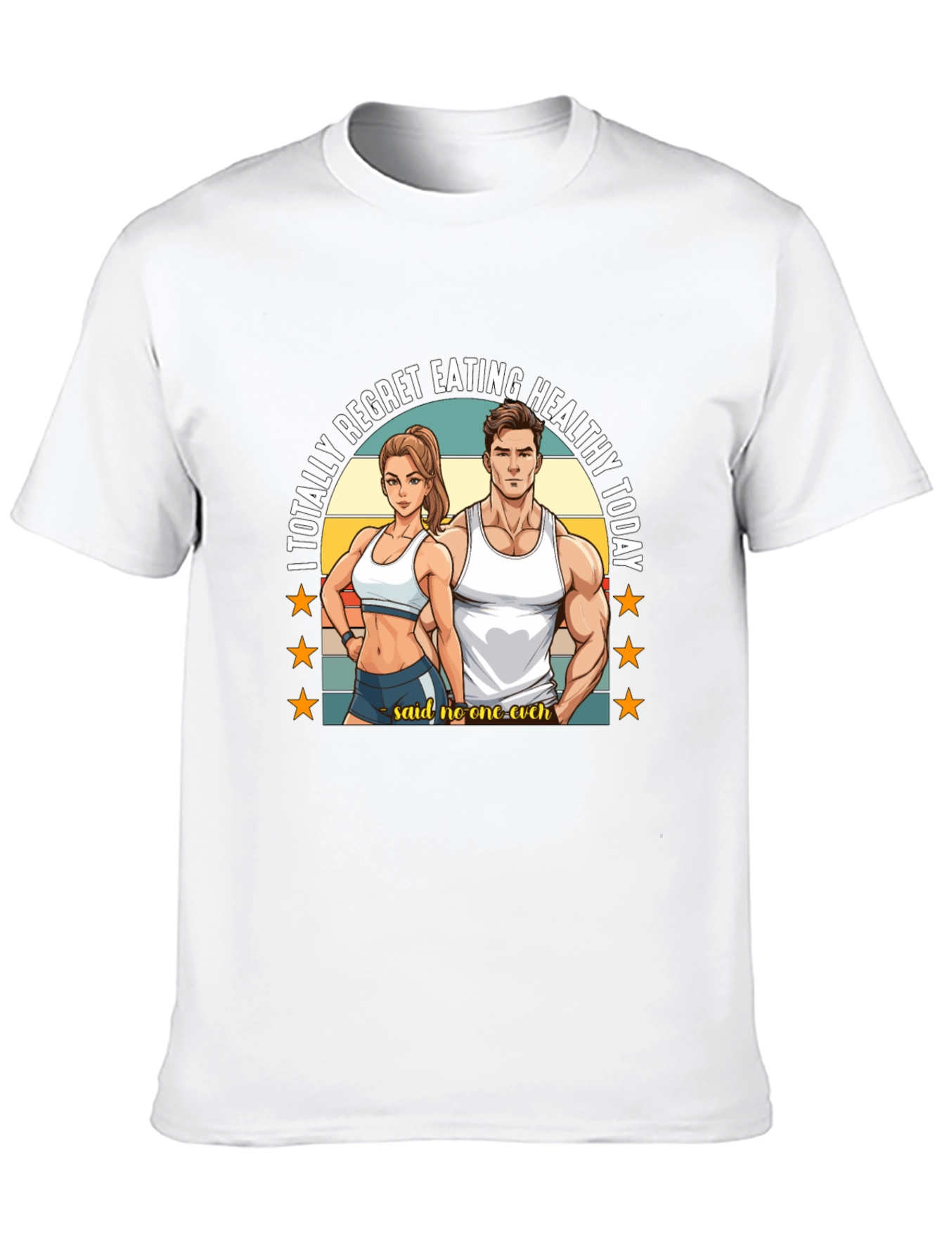 Funny Gym T-Shirt: Healthy Eating