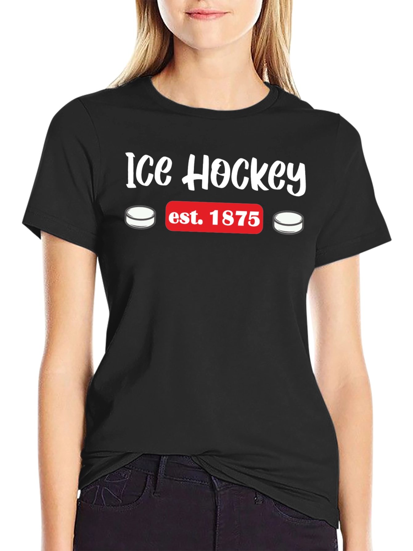 Ice Hockey Est. 1875 Graphic T-Shirt