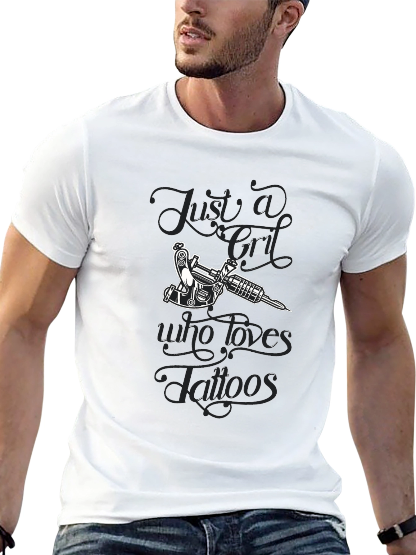 Tattoo Lover Graphic T-Shirt - Black Cotton Tee