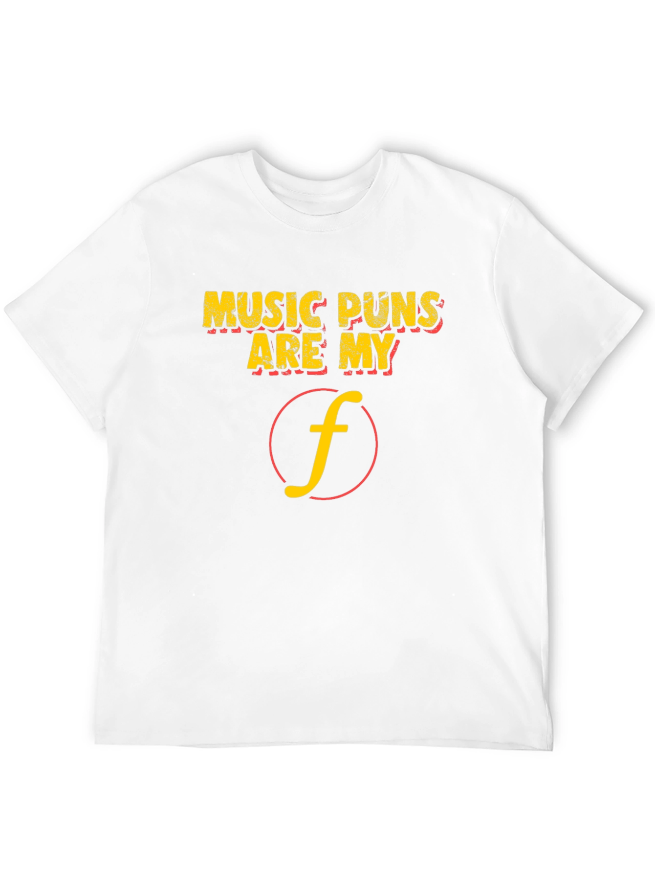 Music Puns Are My Forte Black T-Shirt