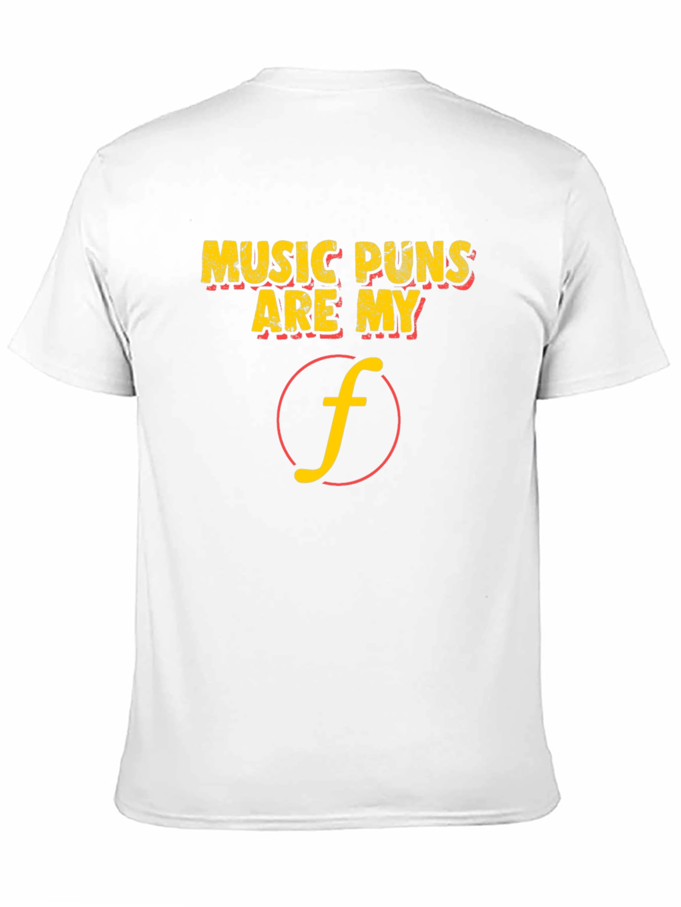 Music Puns Are My Forte Black T-Shirt