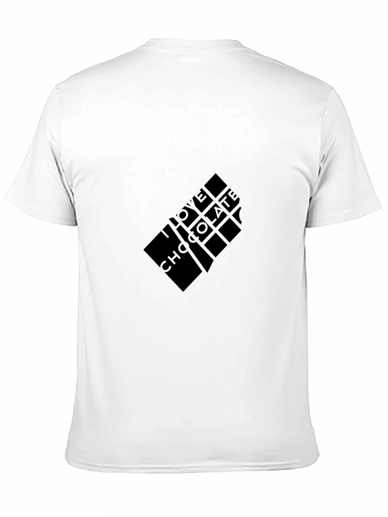 I Love Chocolate Graphic Tee - Black