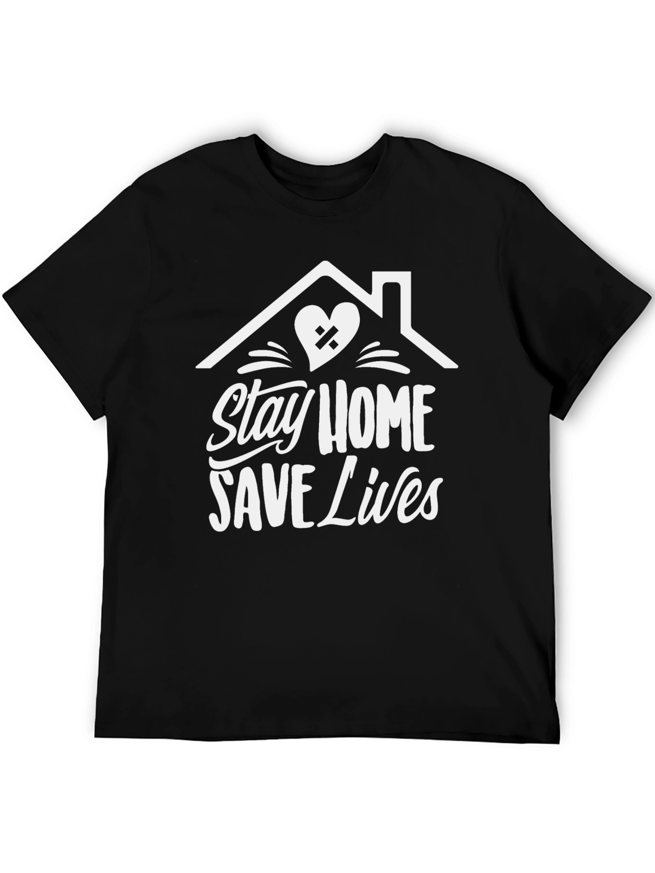 Stay Home Save Lives Graphic Tee