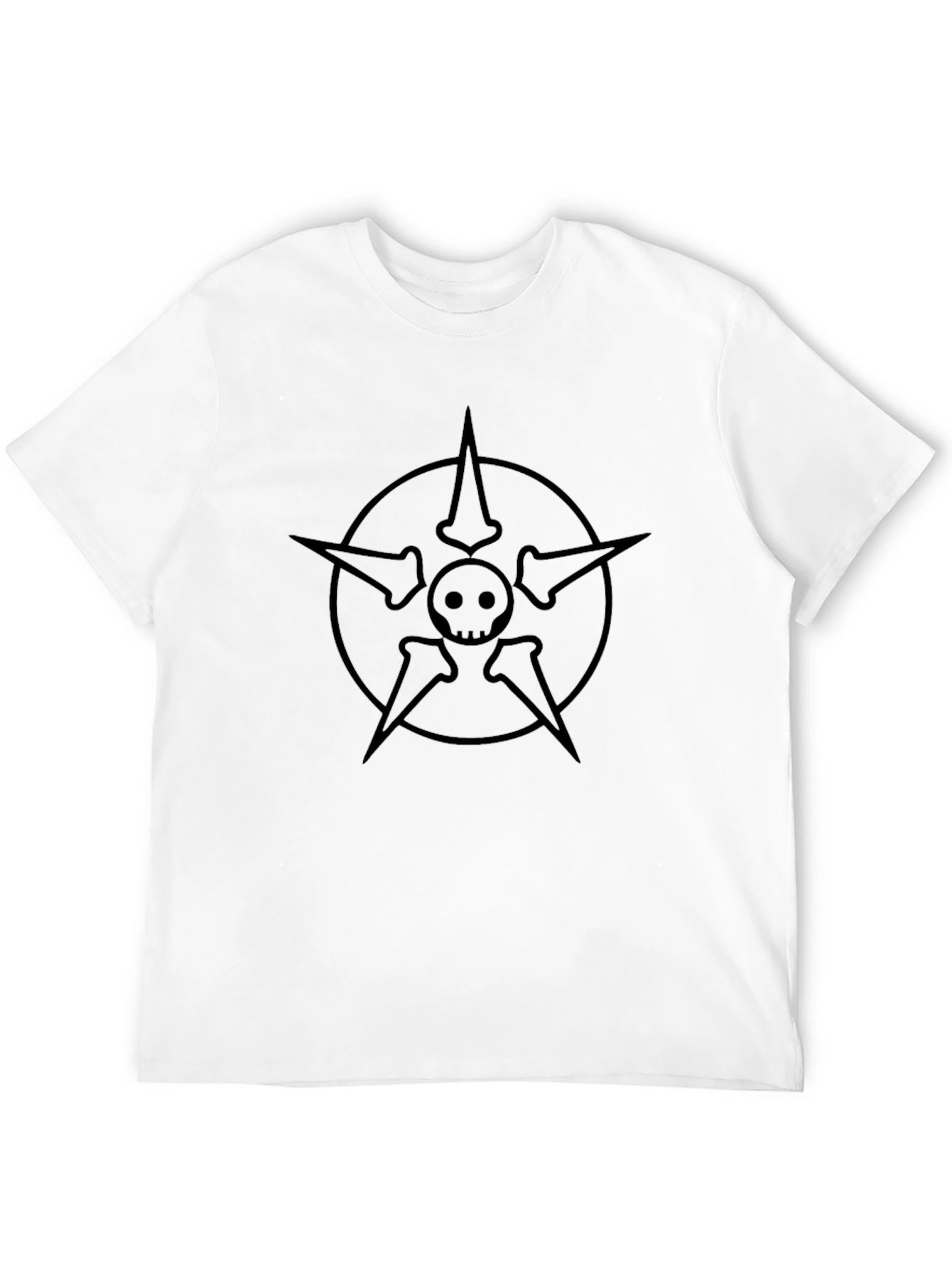 Skull Star T-Shirt - Edgy Graphic Tee