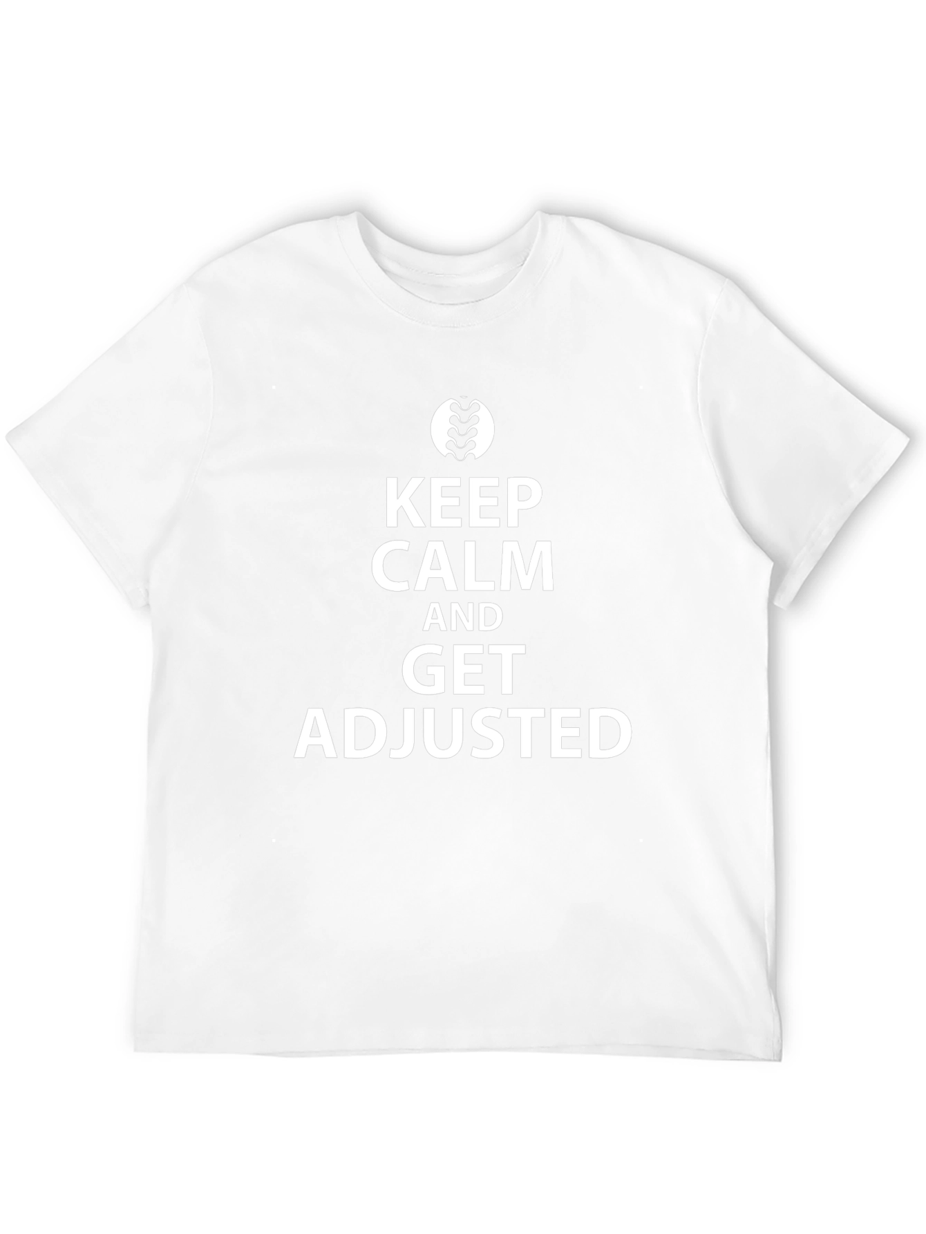 Keep Calm and Get Adjusted Black T-Shirt