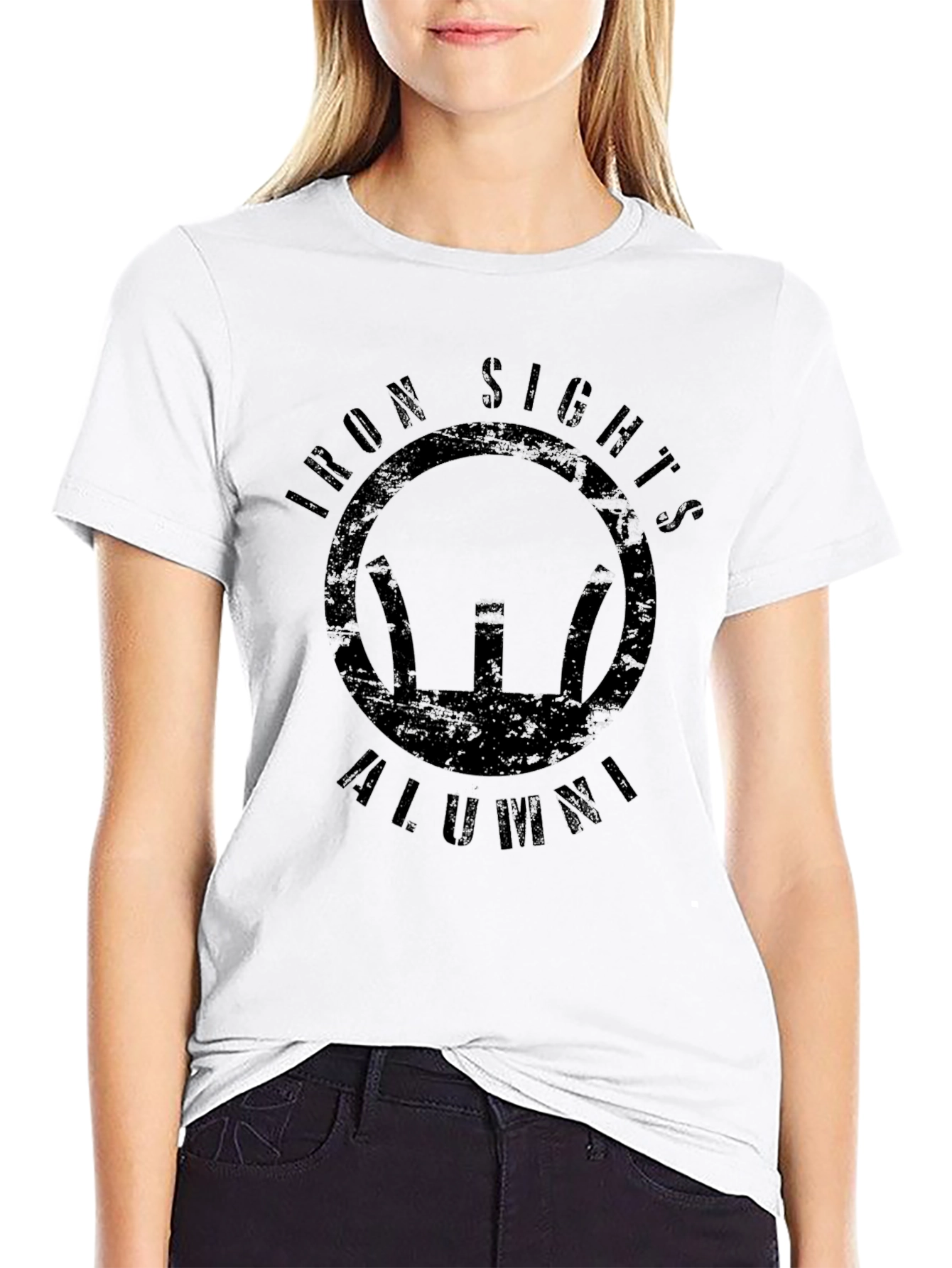 Iron Sights Alumni Black Graphic Tee