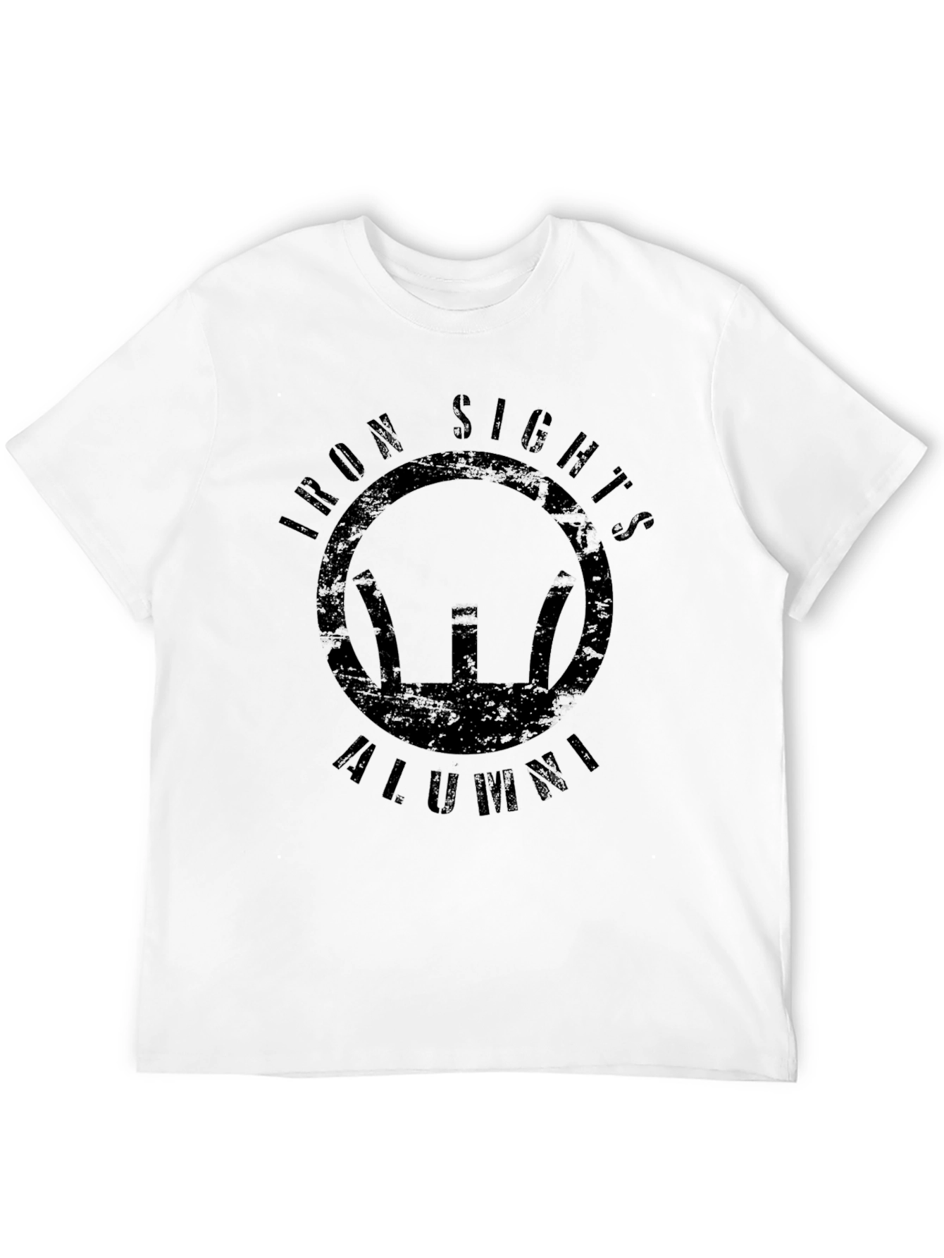 Iron Sights Alumni Black Graphic Tee