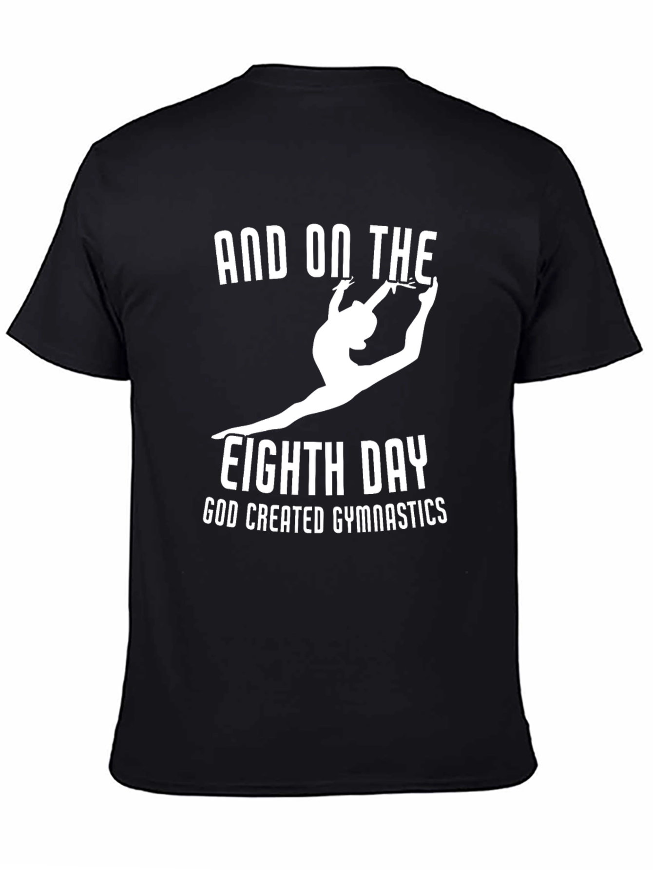 Gymnastics T-Shirt: God Created Gymnastics Design