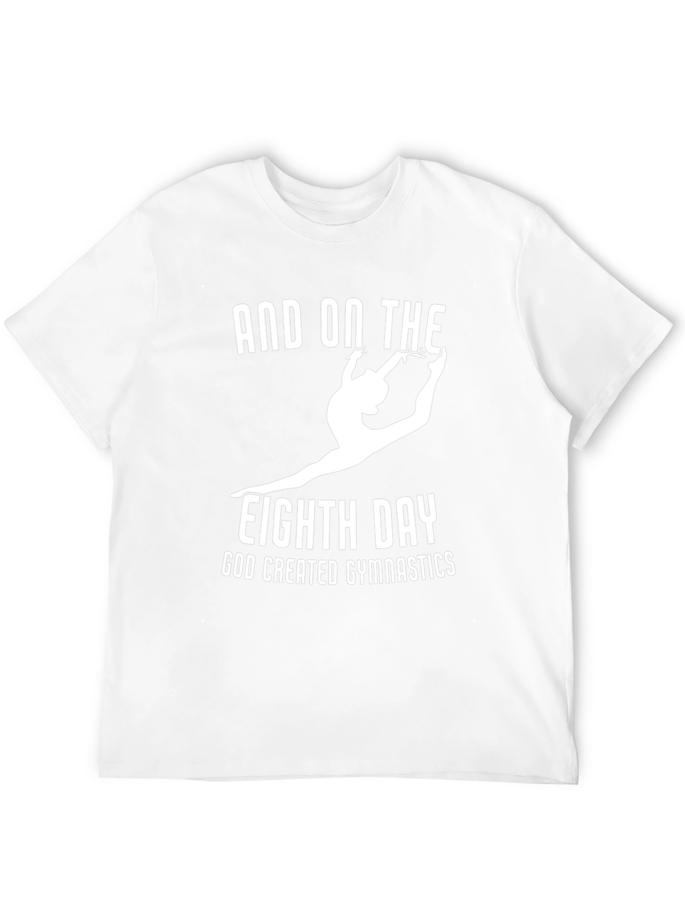 Gymnastics T-Shirt: God Created Gymnastics Design