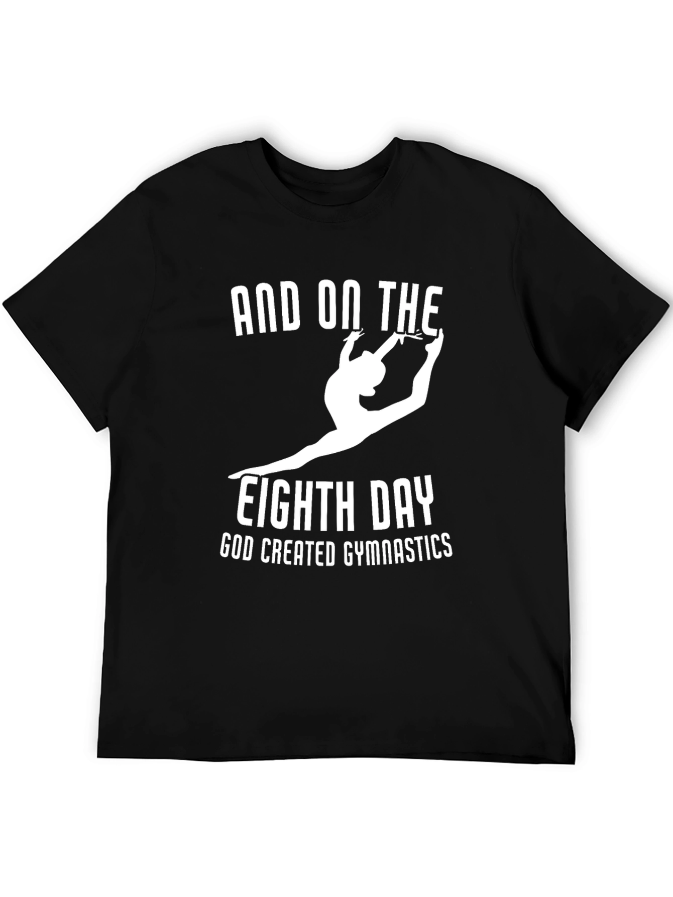 Gymnastics T-Shirt: God Created Gymnastics Design