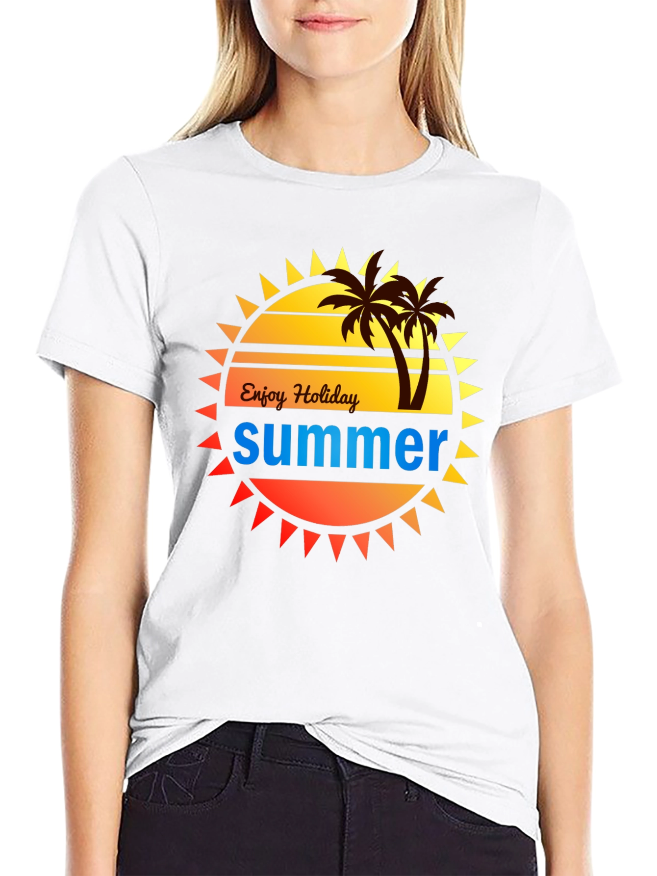 Summer Holiday Graphic Tee - Beach Vibes