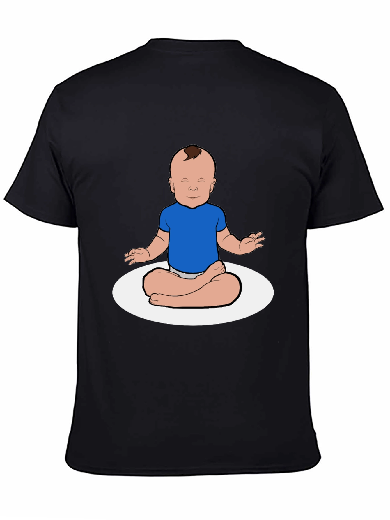 Zen Baby T-Shirt: Meditating Infant Graphic Tee