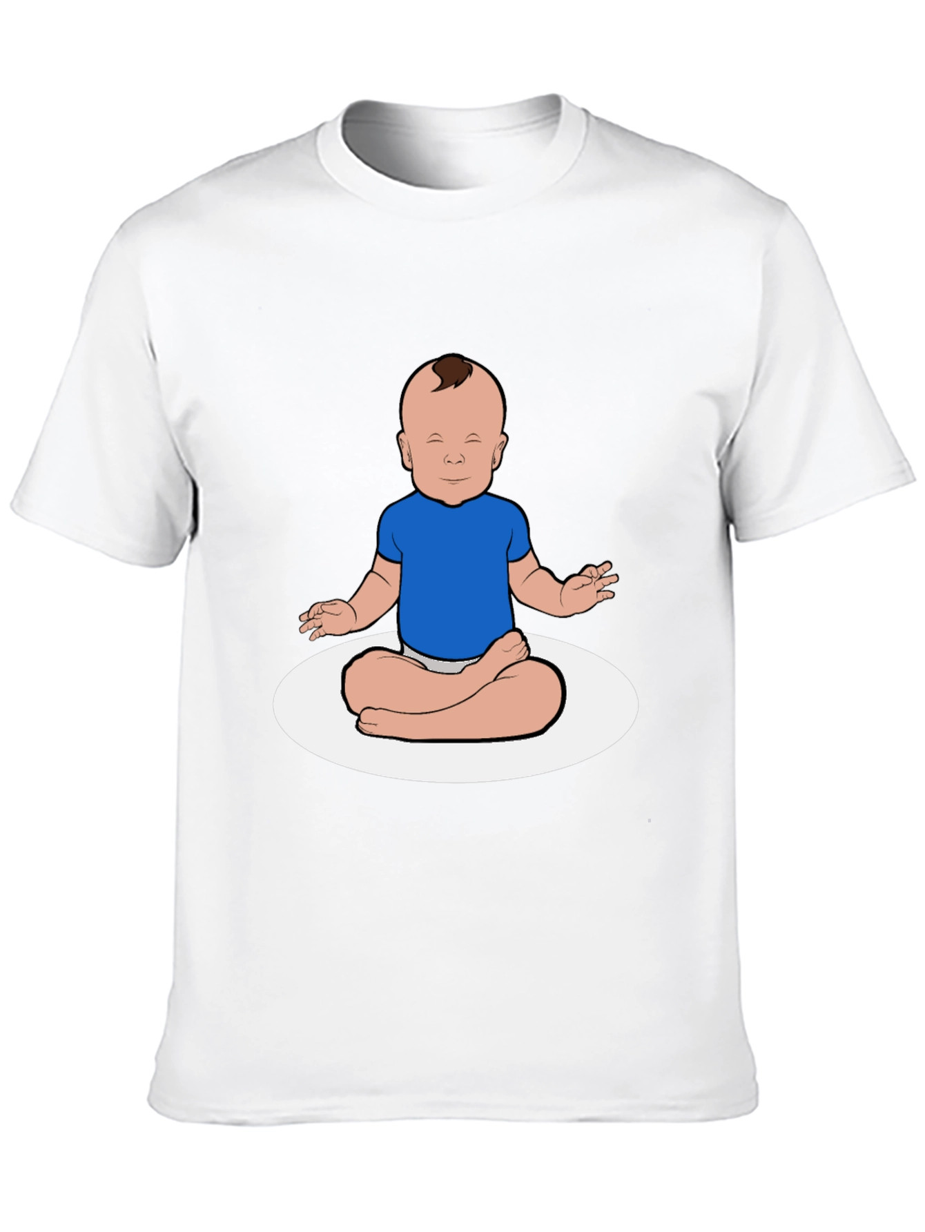 Zen Baby T-Shirt: Meditating Infant Graphic Tee