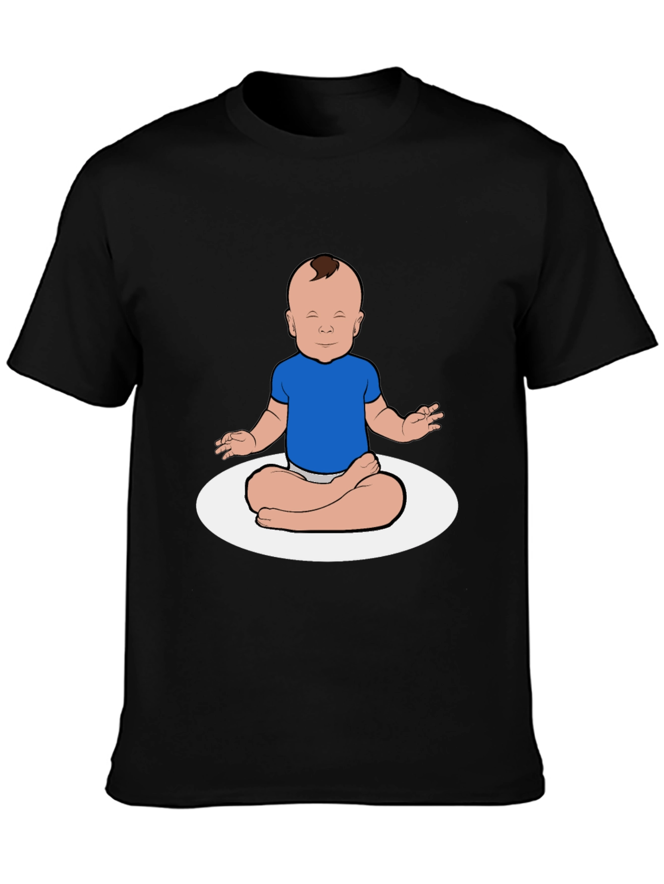 Zen Baby T-Shirt: Meditating Infant Graphic Tee