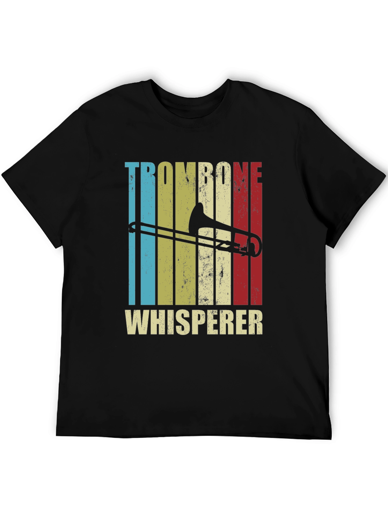 Trombone Whisperer Graphic Tee - Music Lover Shirt