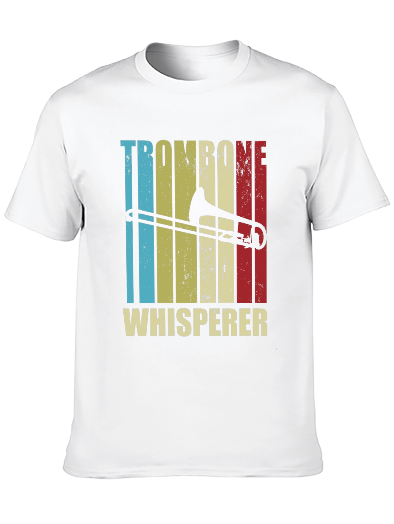 Trombone Whisperer Graphic Tee - Music Lover Shirt