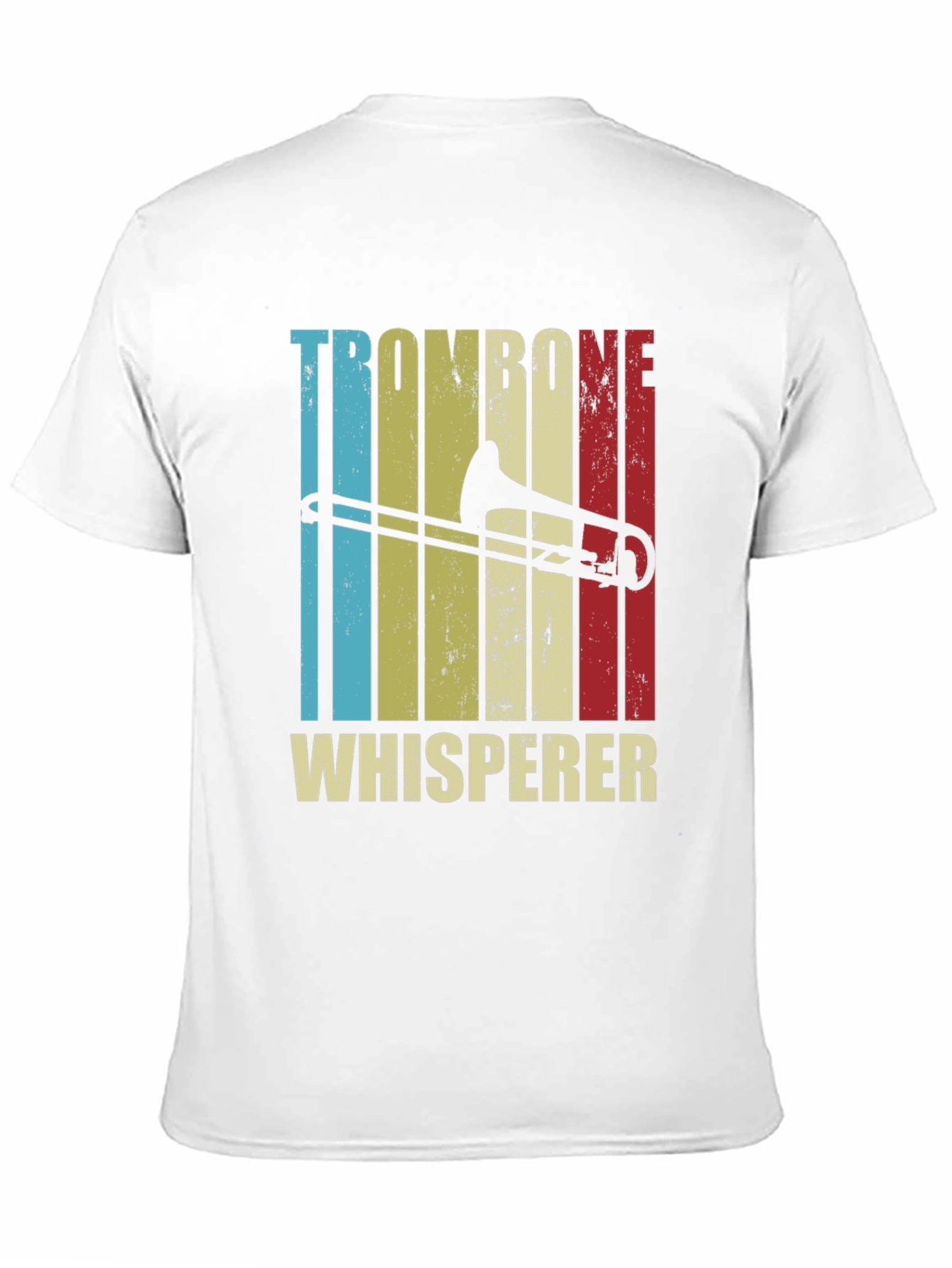 Trombone Whisperer Graphic Tee - Music Lover Shirt